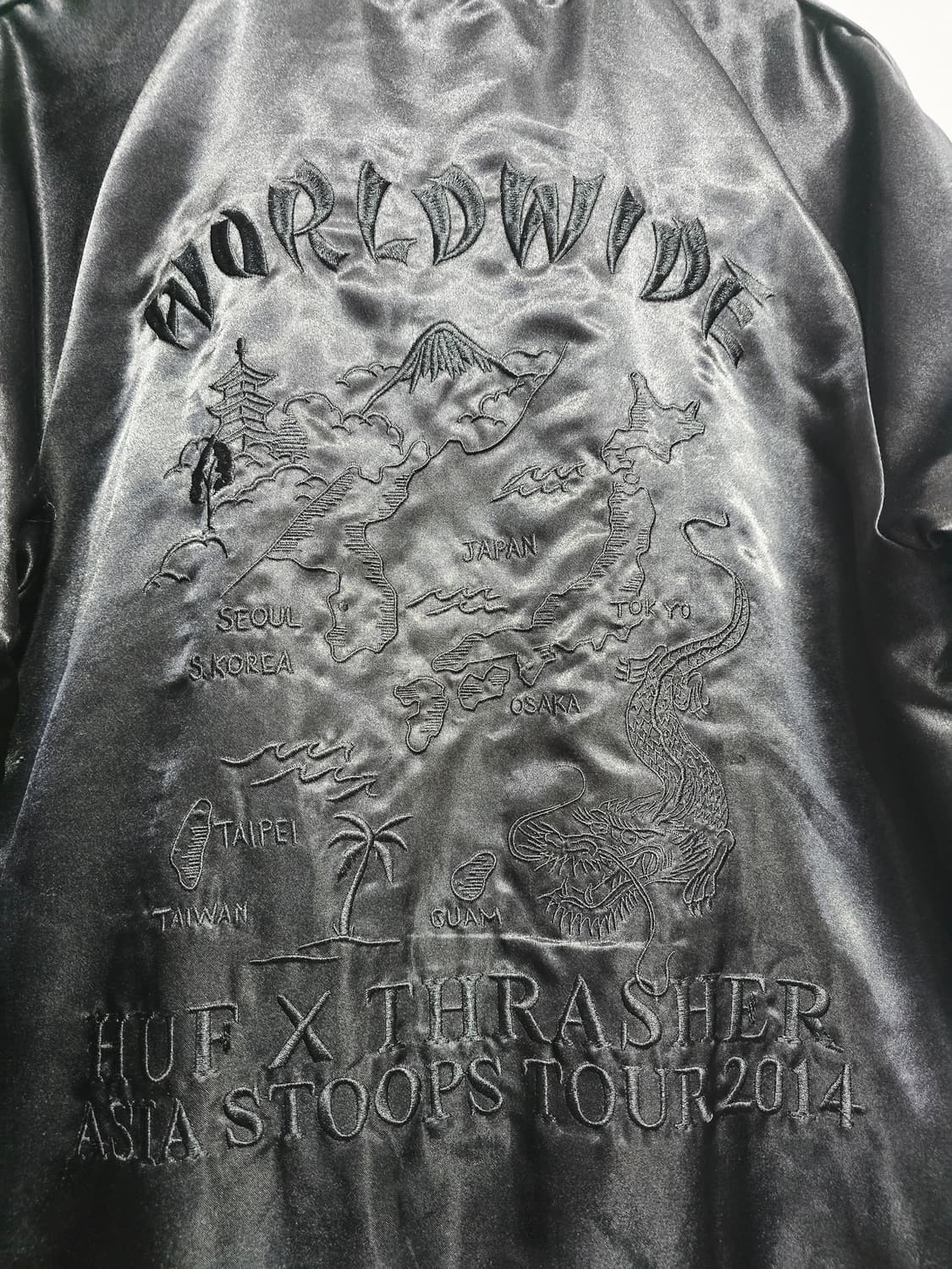 HUF 블랙 스카잔  자켓 점퍼 상품이미지5