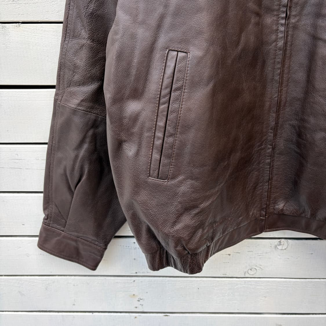 Vintage 빈티지 레더 가죽 자켓 (새상품) 상품이미지5