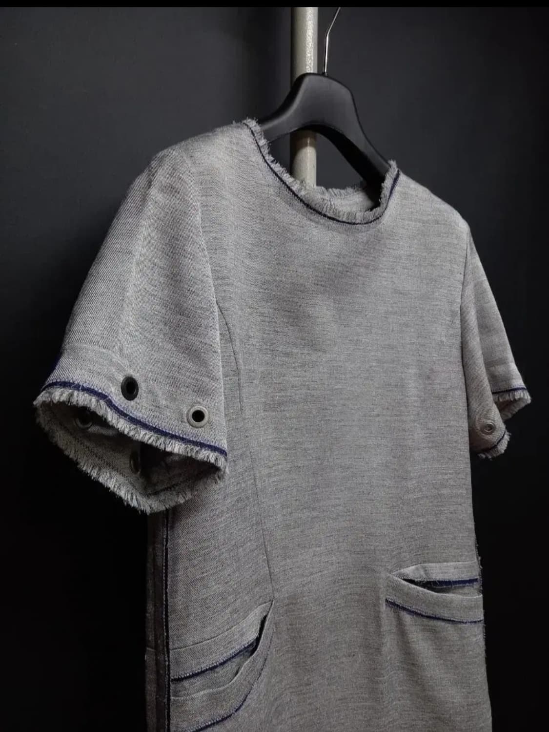 SJSJ 춘하 일자 박시핏 미디 원피스 44 상품이미지5