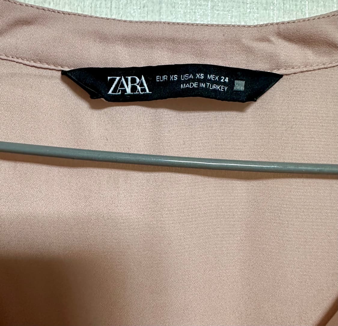 자라 인디핑크 러플 블라우스 XS 상품이미지3