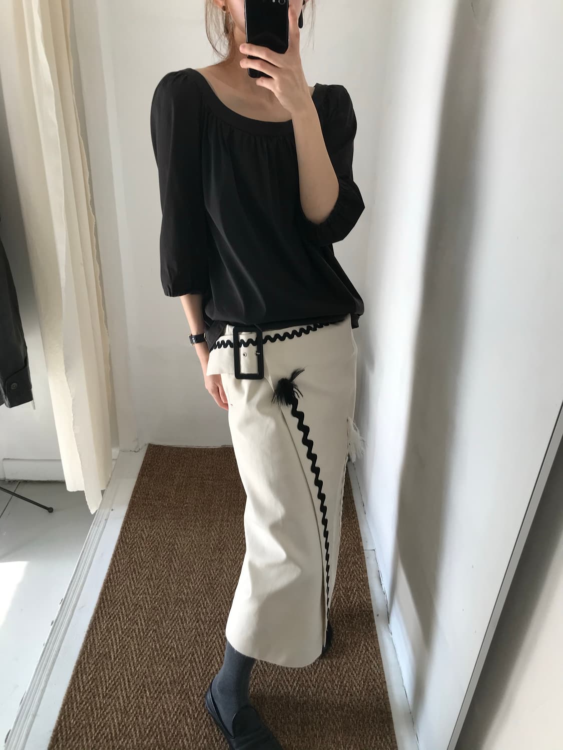 belt point skirt 상품이미지1