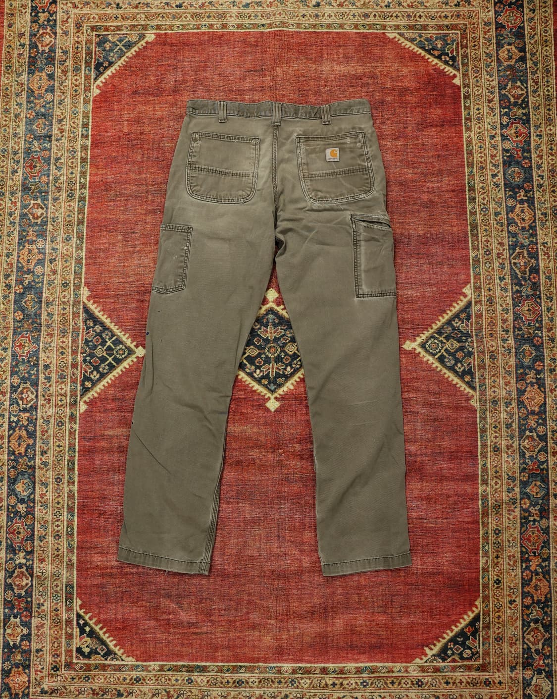 빈티지 칼하트 더블니 디스트레스드 판매 상품이미지10