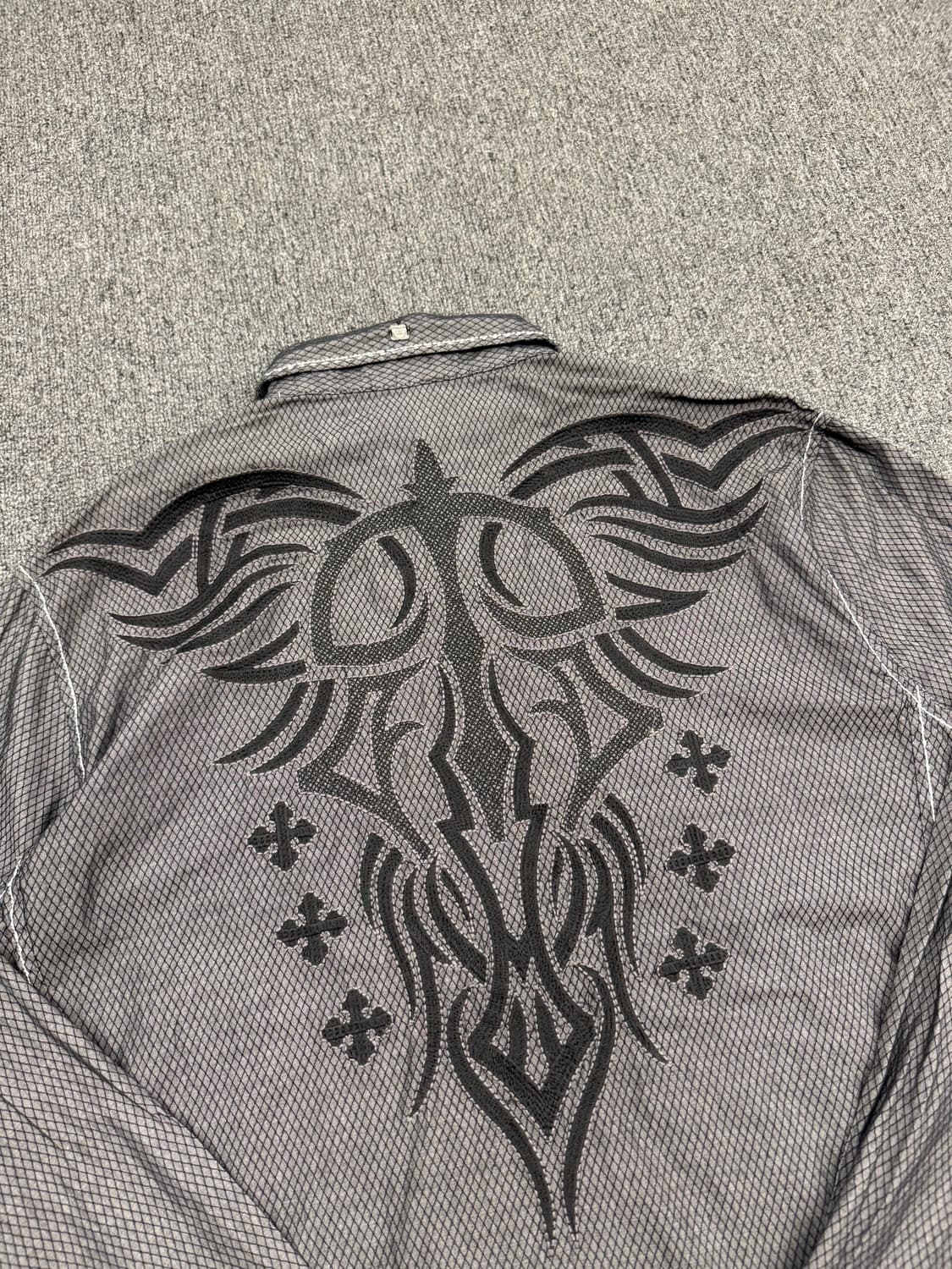 OS)Roar 빈티지 패턴 자수 긴팔셔츠 상품이미지6