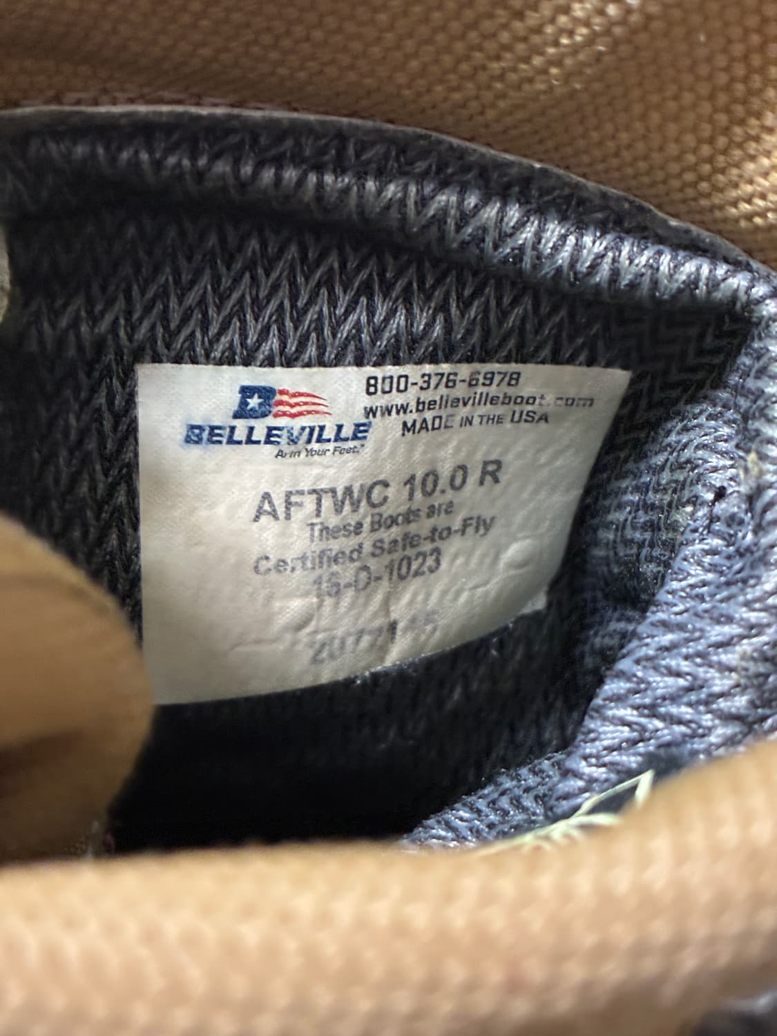 베르빌 군화 BELLEVILLE 고어텍스 컴뱃 부츠 (280mm) 상품이미지5