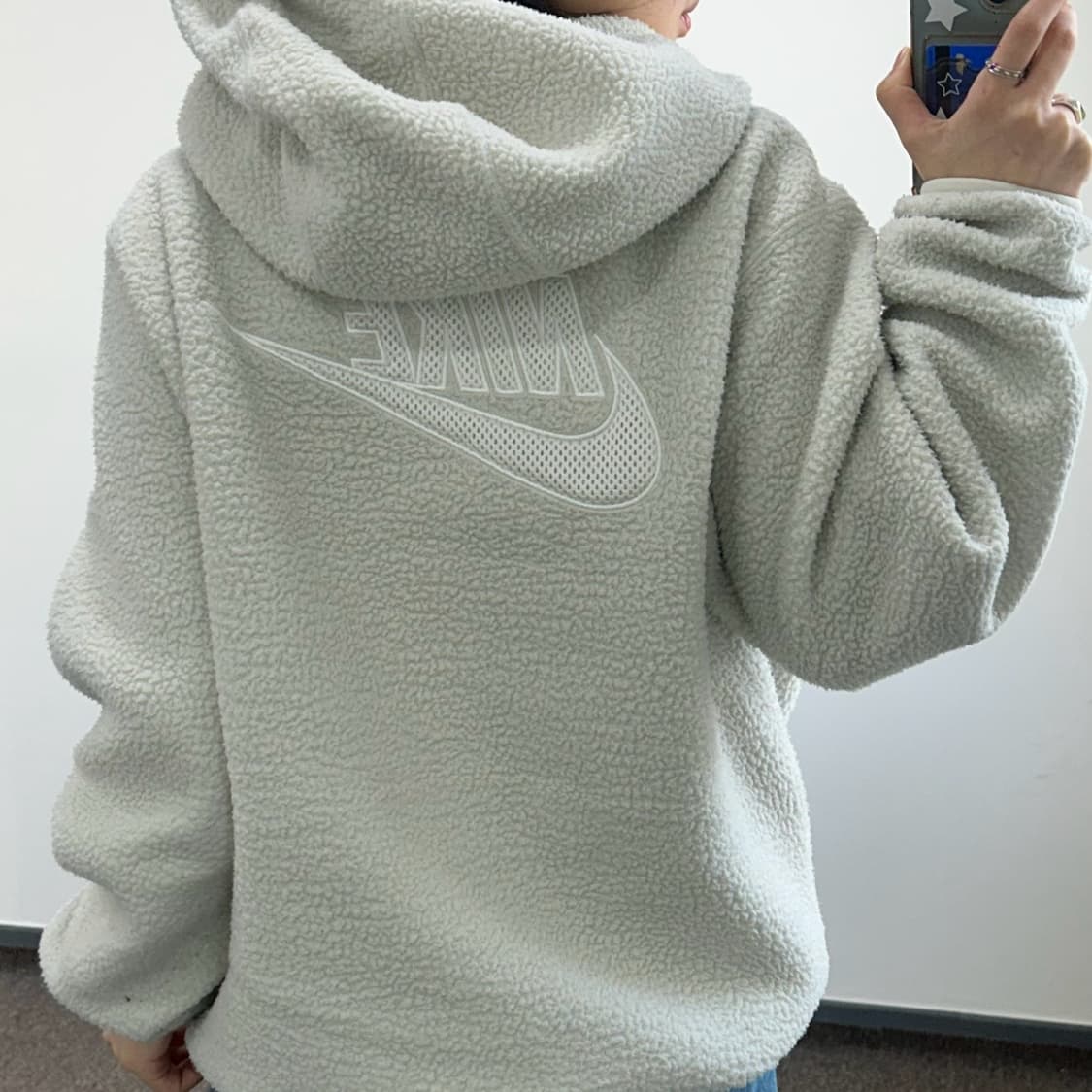 Nike 나이키 백 빅스우시 아이보리 후리스 상품이미지2