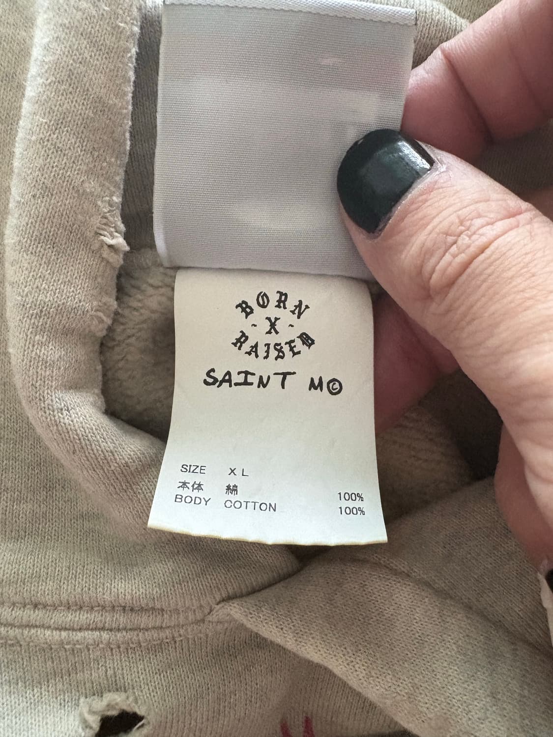 세인트 마이클스 본앤레이즈드 콜라보 후드 상품이미지5