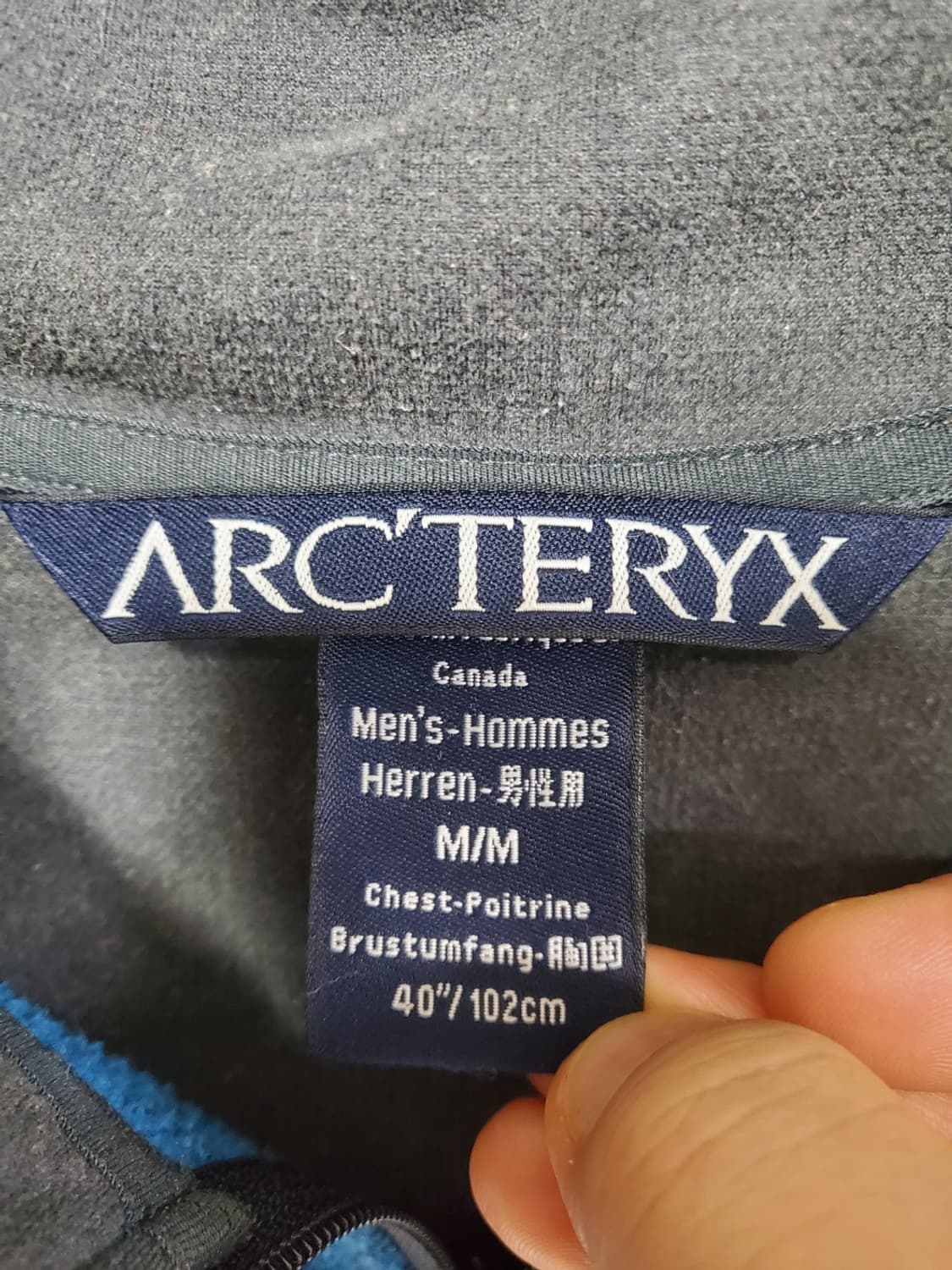 아크테릭스 반집업 정품 남성 100사이즈  상품이미지6