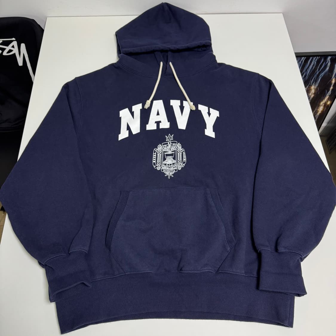 유니폼브릿지 vtg us navy 후드티 XL 상품이미지1