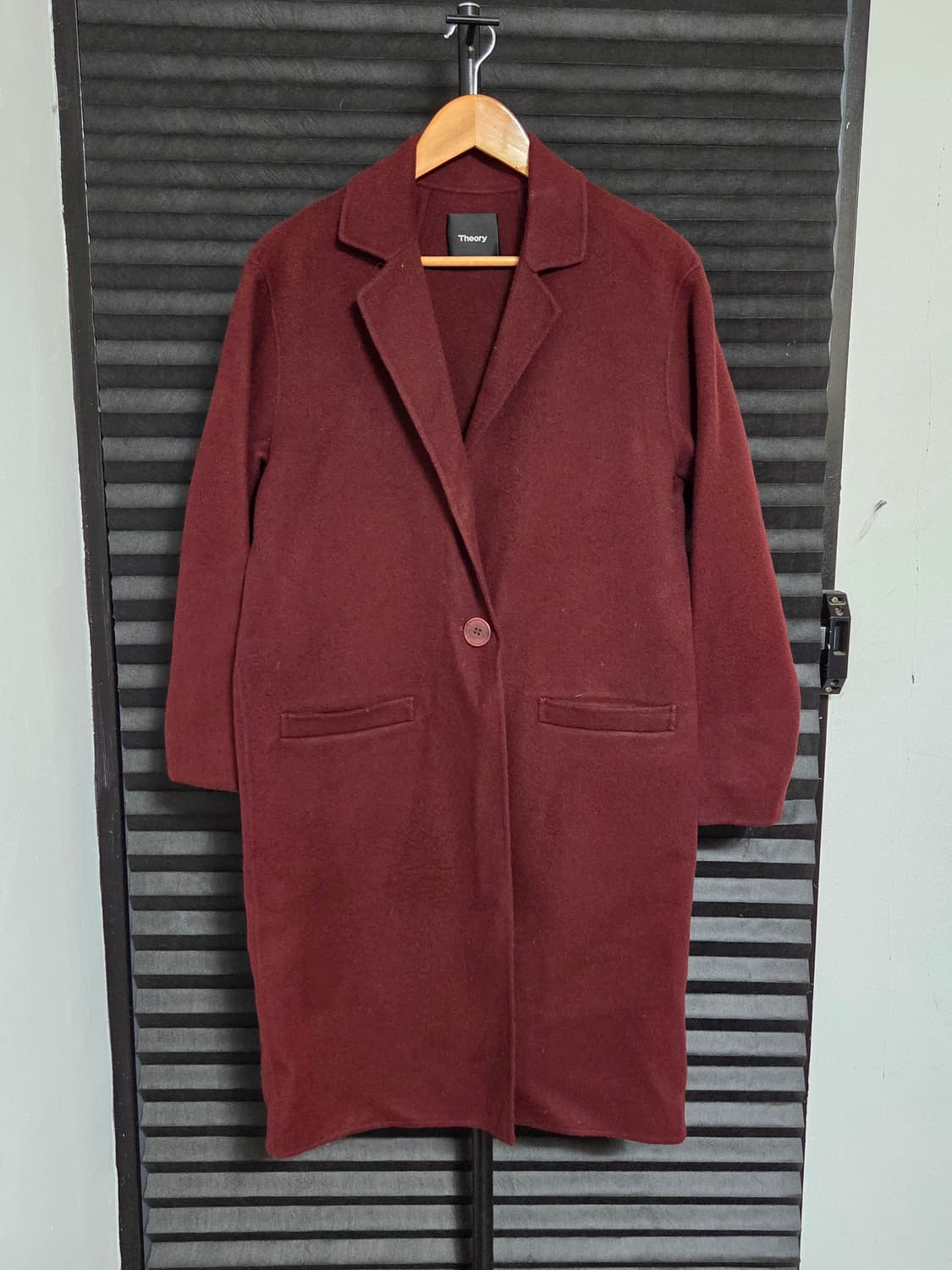 [띠어리] 뉴 디바이드 울 캐시미어 싱글 코트 | 00169 상품이미지1