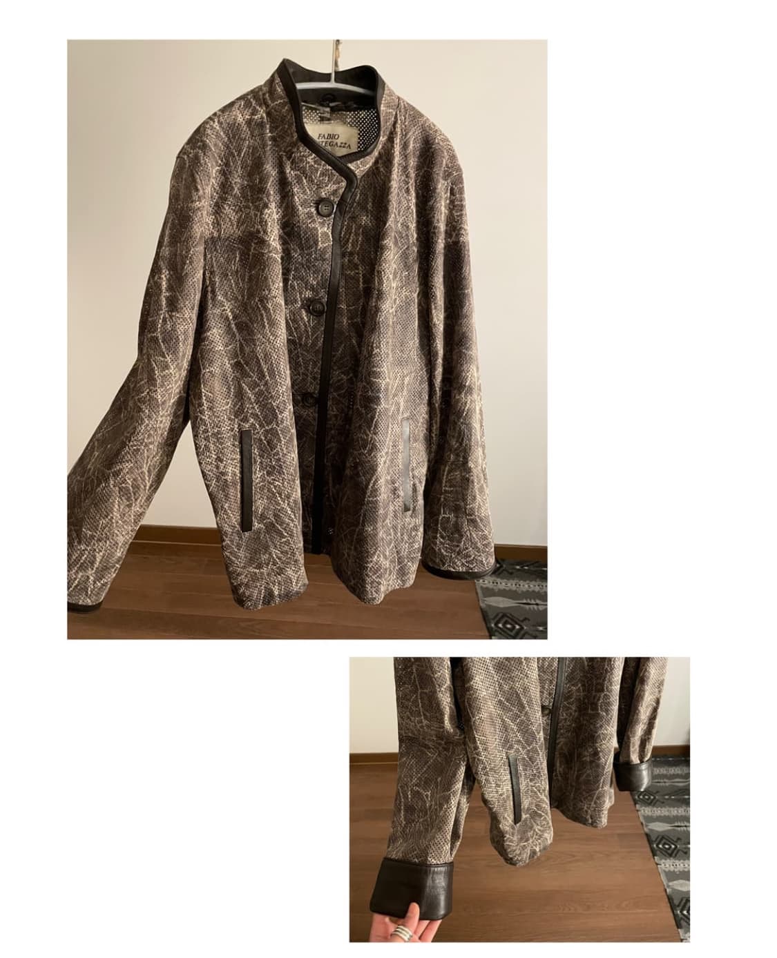 Punching leather jacket 상품이미지4