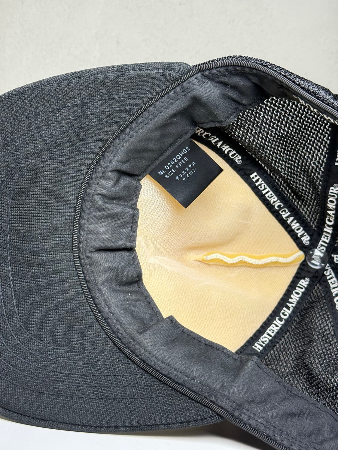 히스테릭 글래머 누워있는 히스걸 매쉬캡 트러커캡 볼캡 모자 상품이미지4