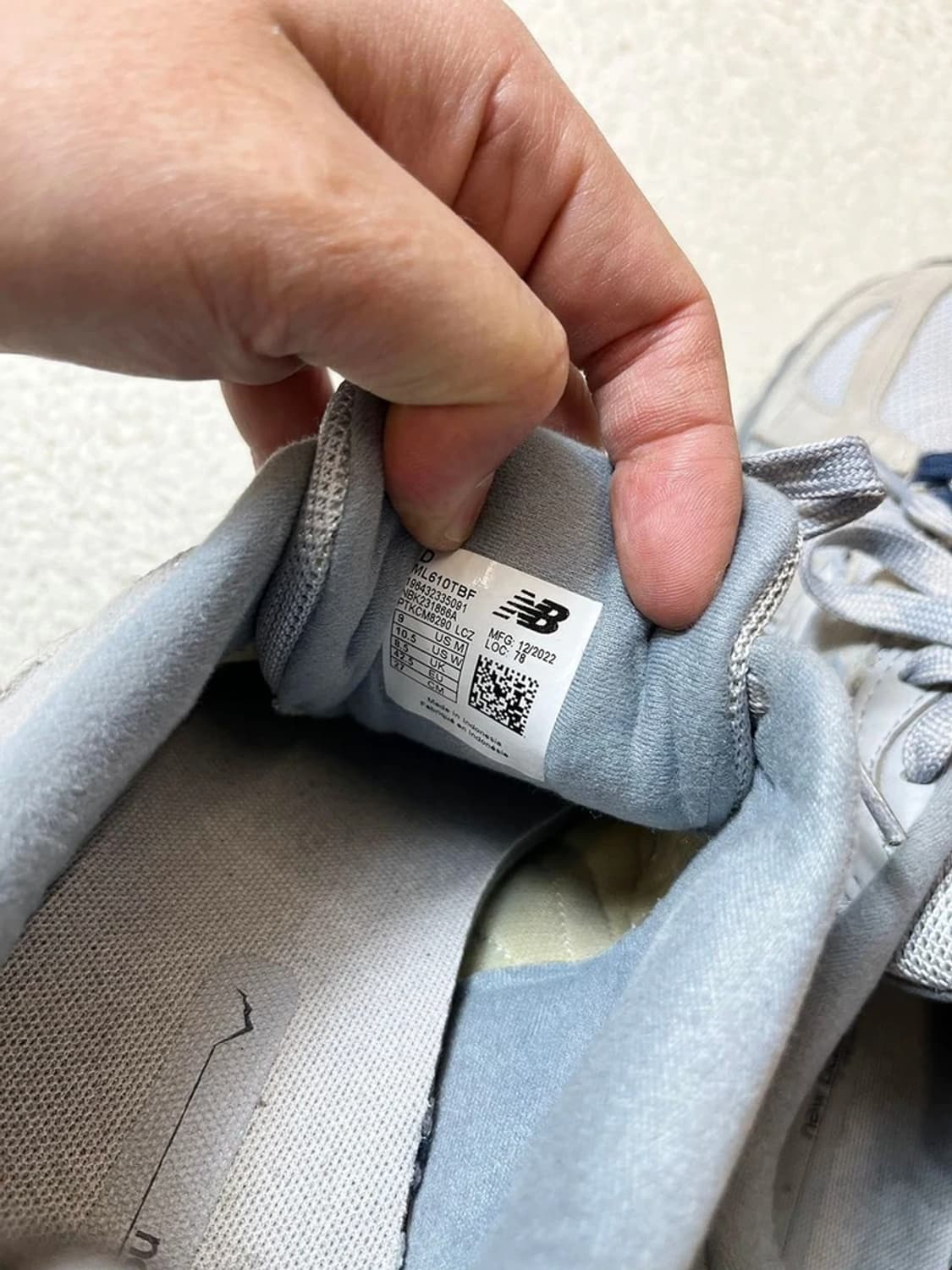 뉴발란스 610 데일리 스니커즈 운동화 A1723 상품이미지8