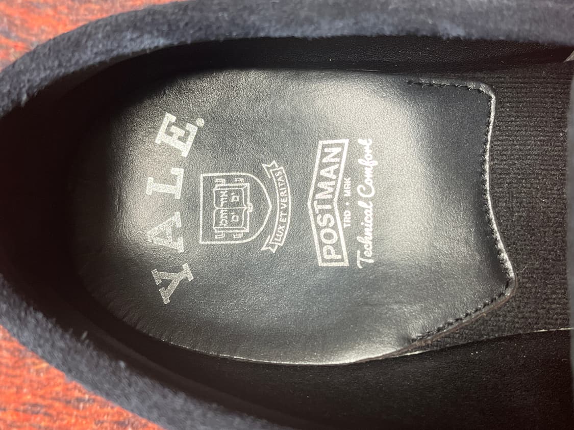 [270] 포스트맨 x 예일 스웨이드 페니 로퍼 네이비 상품이미지6