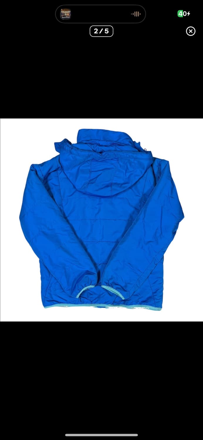  (바배) 아디다스 블루 누빔 패딩 점퍼 상품이미지2