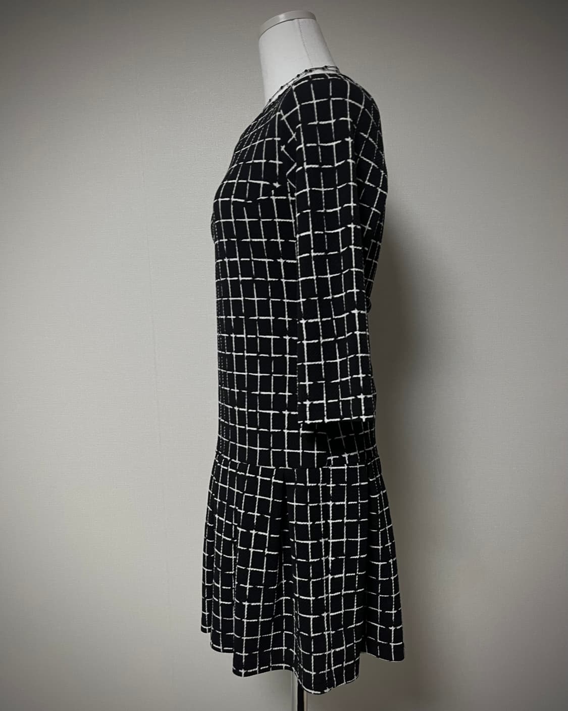 오네갸루 체크 원피스 상품이미지3