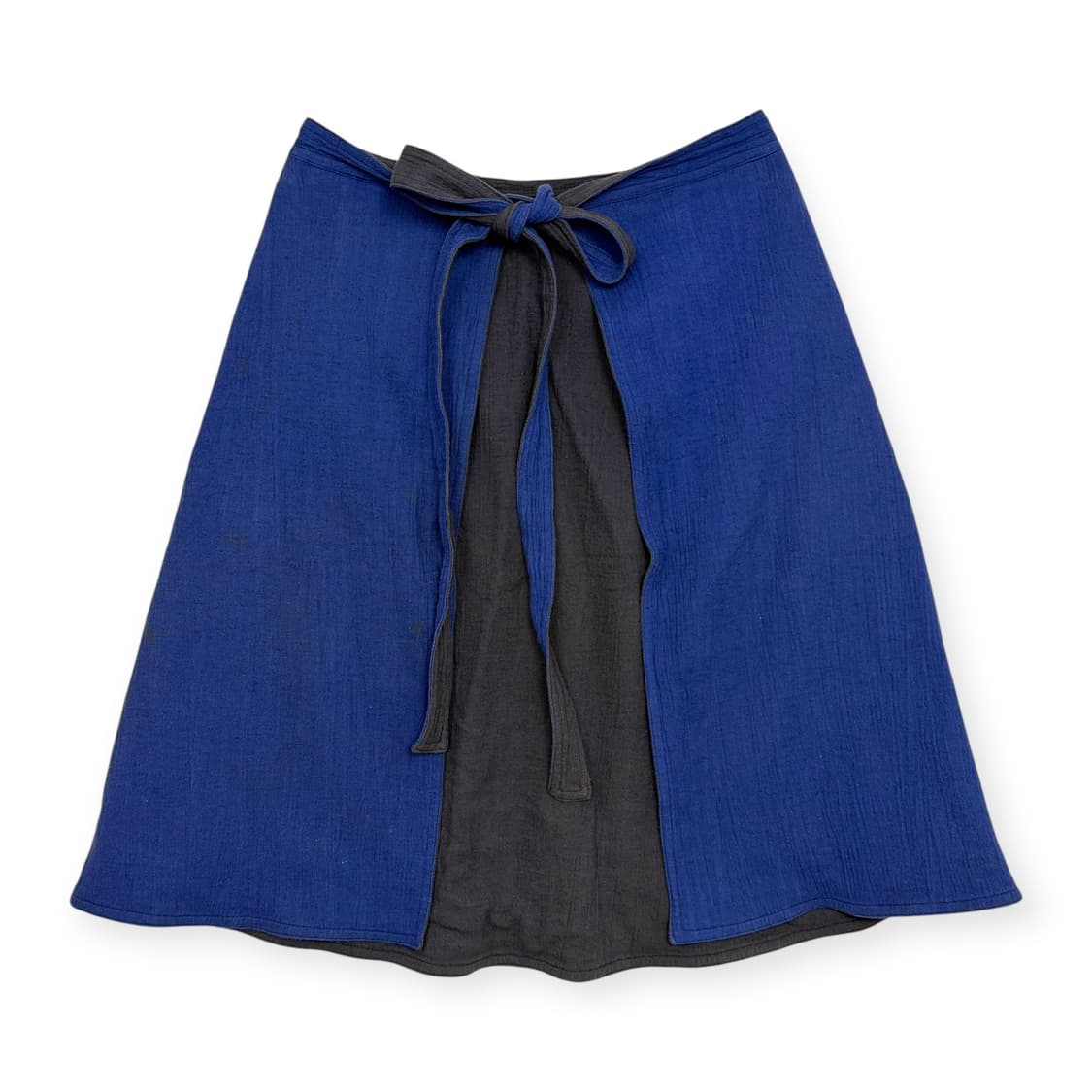 70s 이세이미야케 양면 주름 패턴 앞치마 스커트 상품이미지9