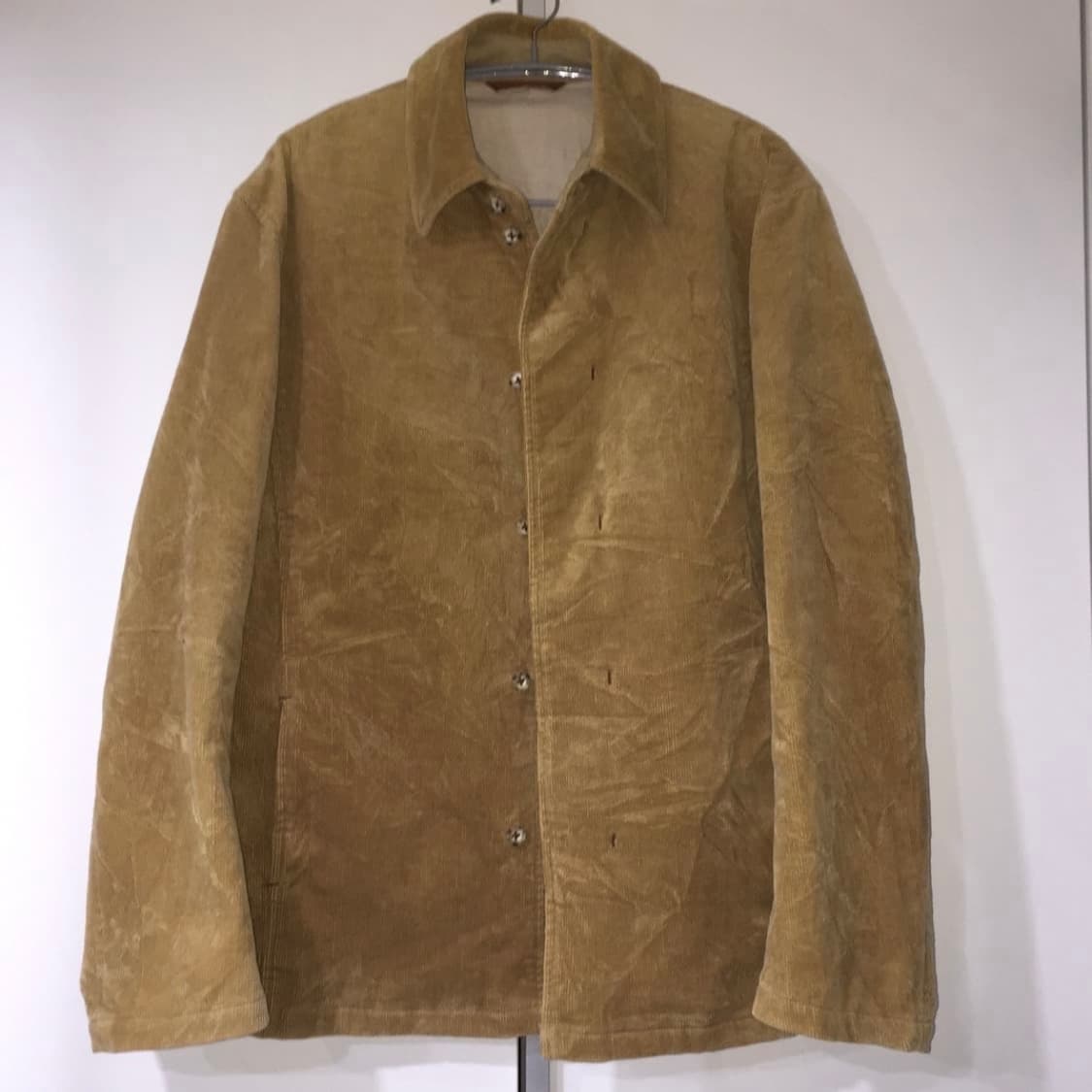 The suit company 코듀로이 머스타드 버튼 자켓 상품이미지3