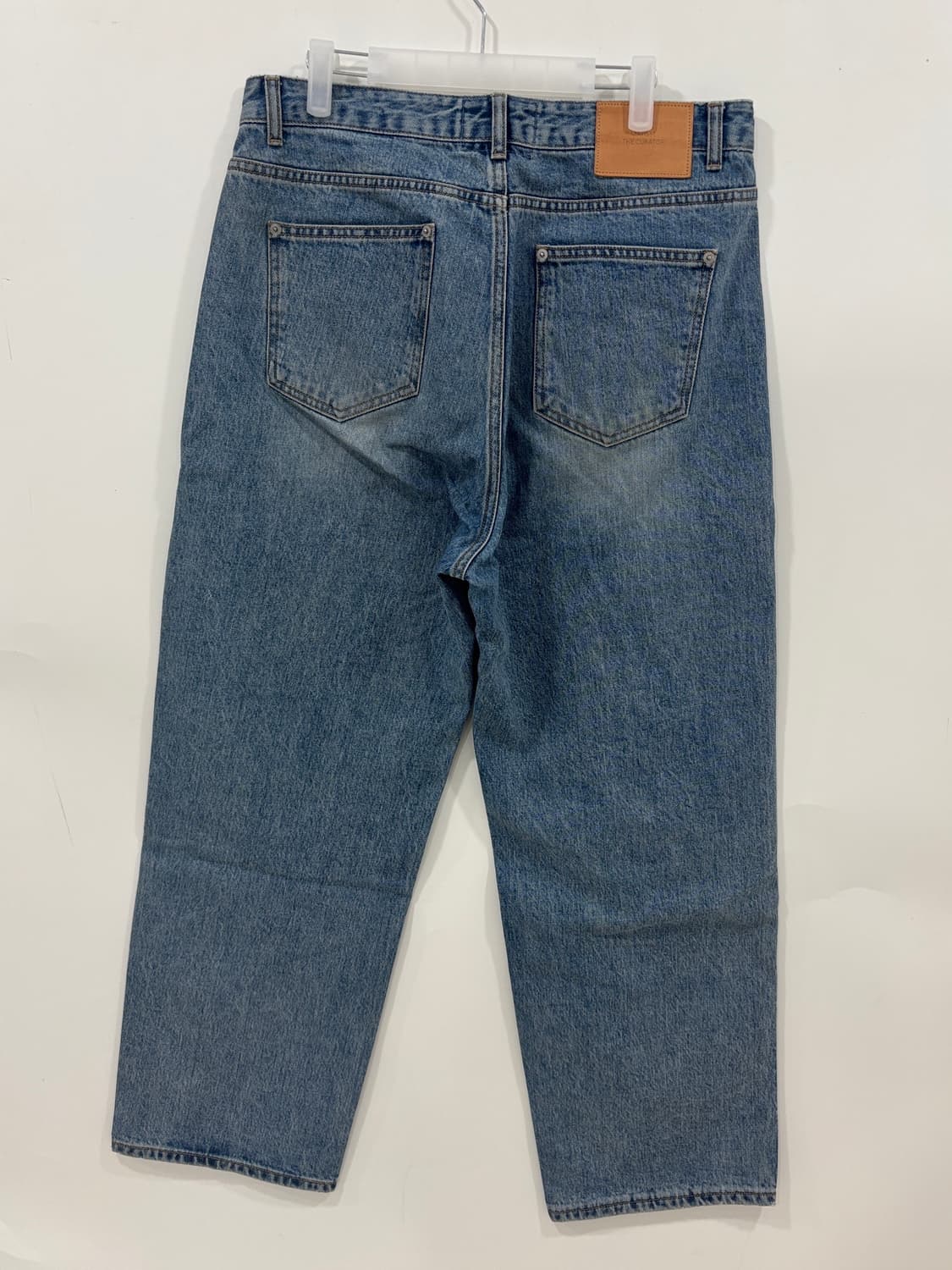 [2] 마티스 더 큐레이터 와이드 데님 팬츠 워시드 상품이미지5