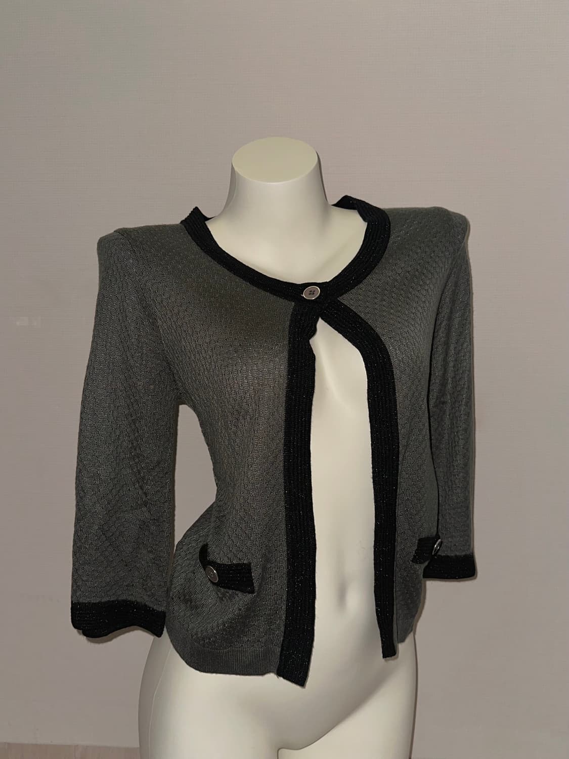 빈티지 차콜 가디건 상품이미지1
