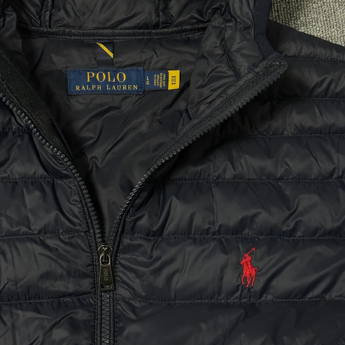 매장 정품) 폴로 패커블 경량패딩 다크네이비 상품이미지2