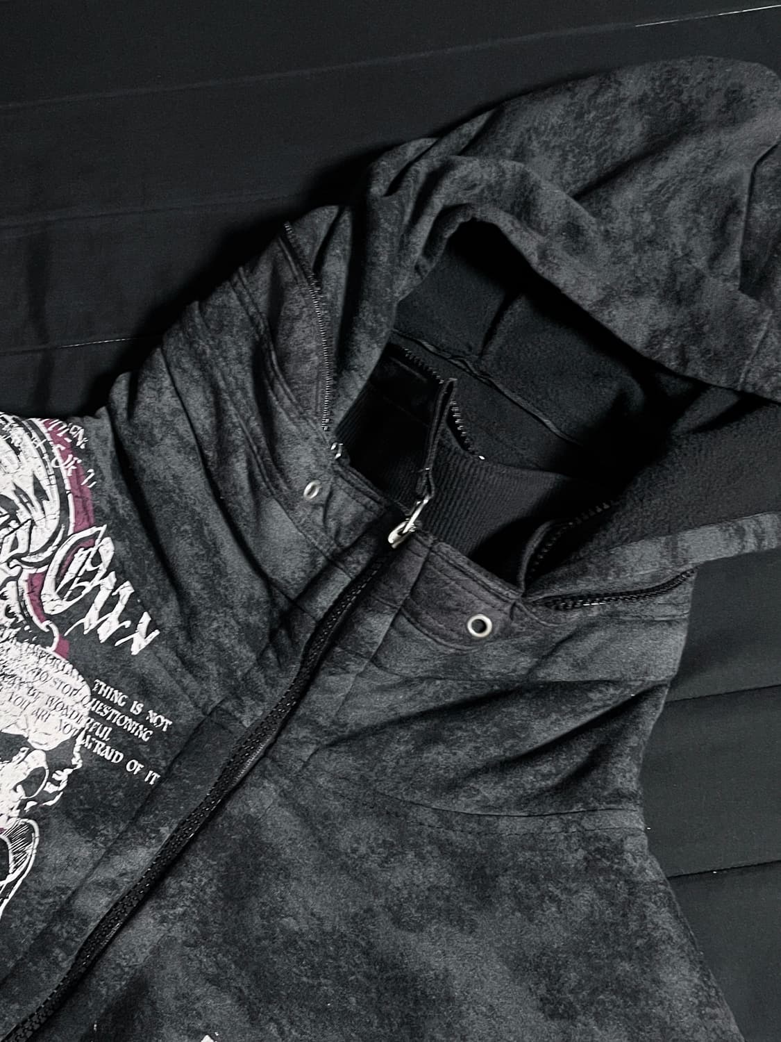 일본 빈티지 펑크 후드집업 상품이미지3