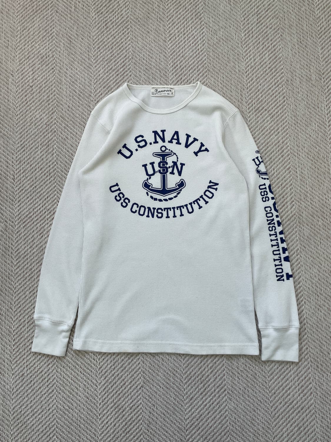 빈티지 u.s navy 와플 롱슬리브 J04022 상품이미지1
