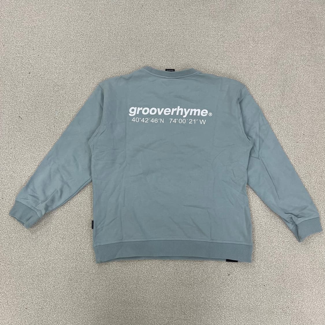 [L] 그루브라임 라운드넥 맨투맨 스웻셔츠 0116M1 상품이미지4
