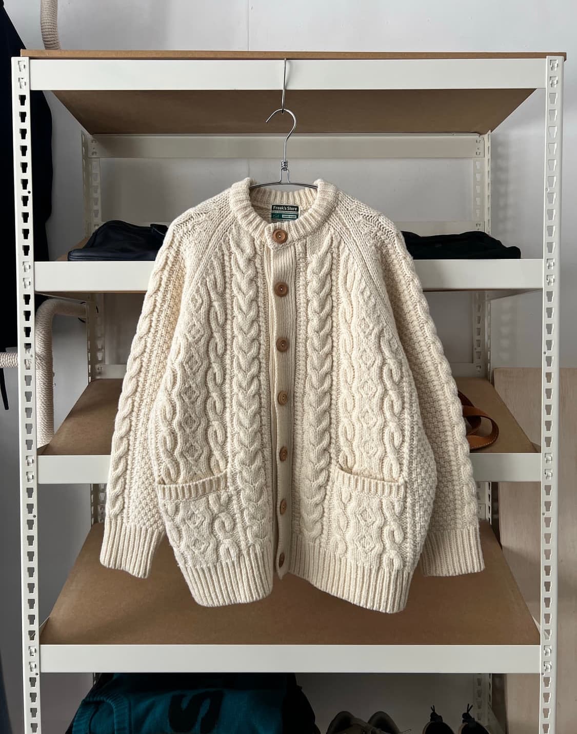 Freak’s Store heavy wool knit cardigan 상품이미지1