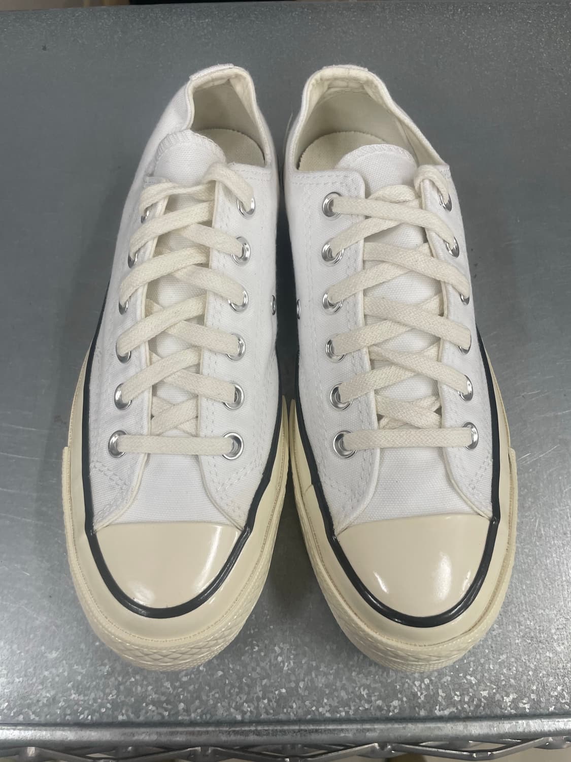 컨버스 척 70 로우 빈티지 캔버스 핀스트라이프 화이트 245 상품이미지5