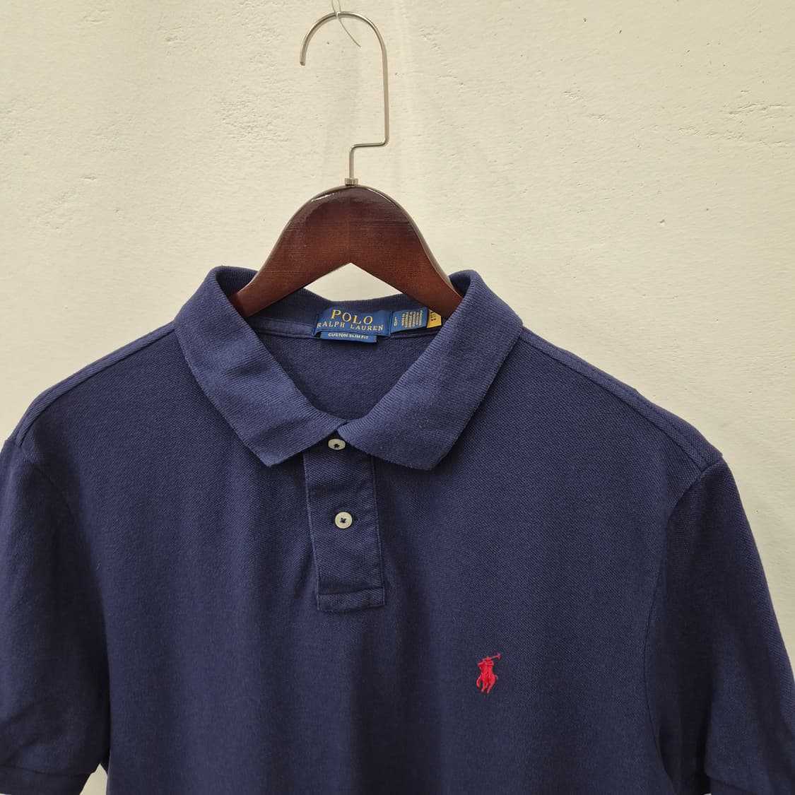 폴로 랄프로렌 네이비 반팔 L 상품이미지2