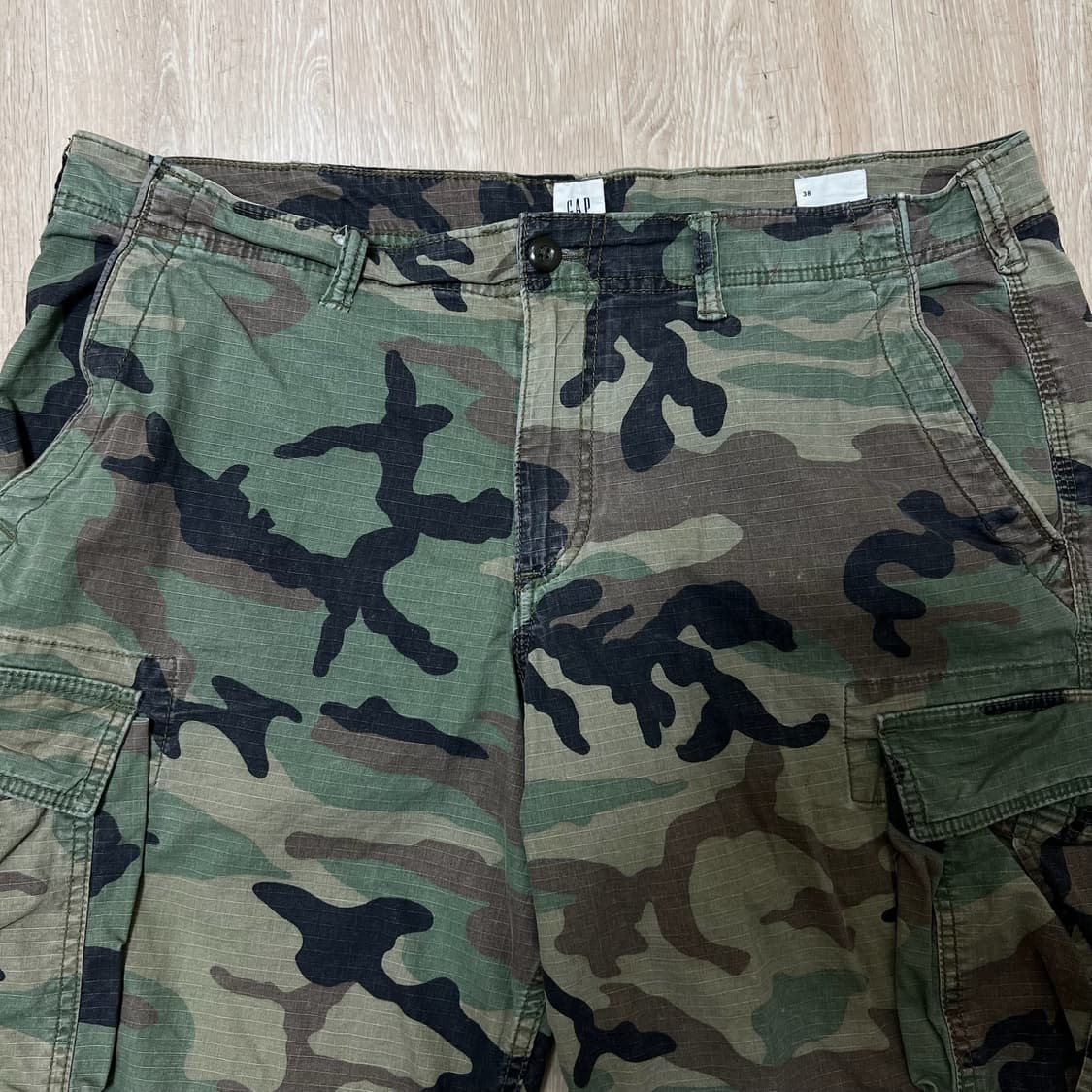 GAP 갭 밀리터리 카모 카고 반바지 38  상품이미지2