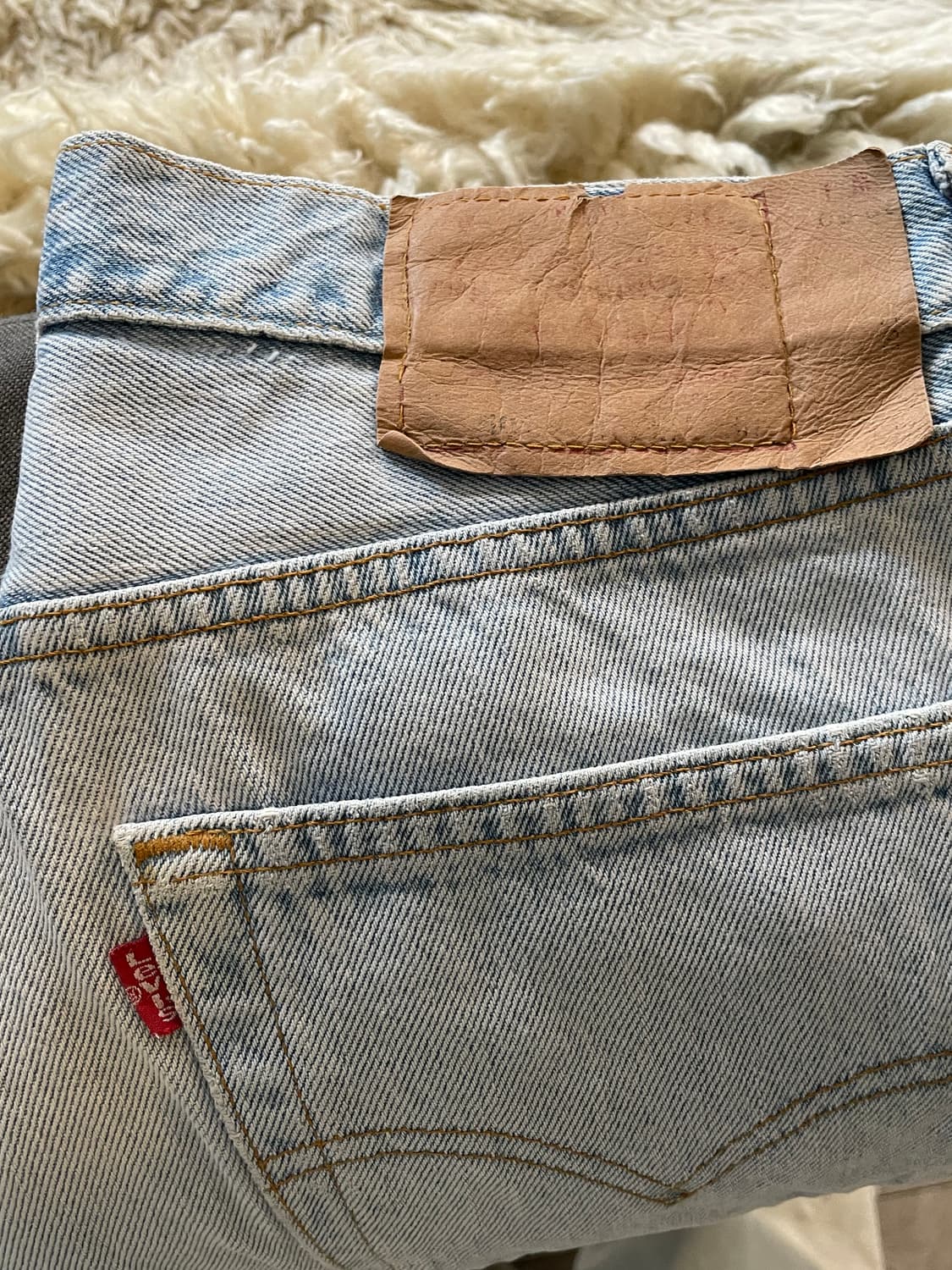 리바이스501 연청 데님 팬츠 상품이미지4