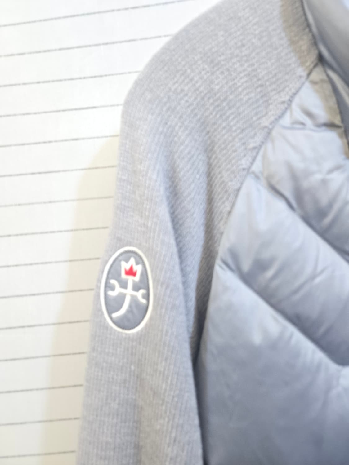 카스텔바작 남성방풍 패딩 가디건 95 그레이 상품이미지6