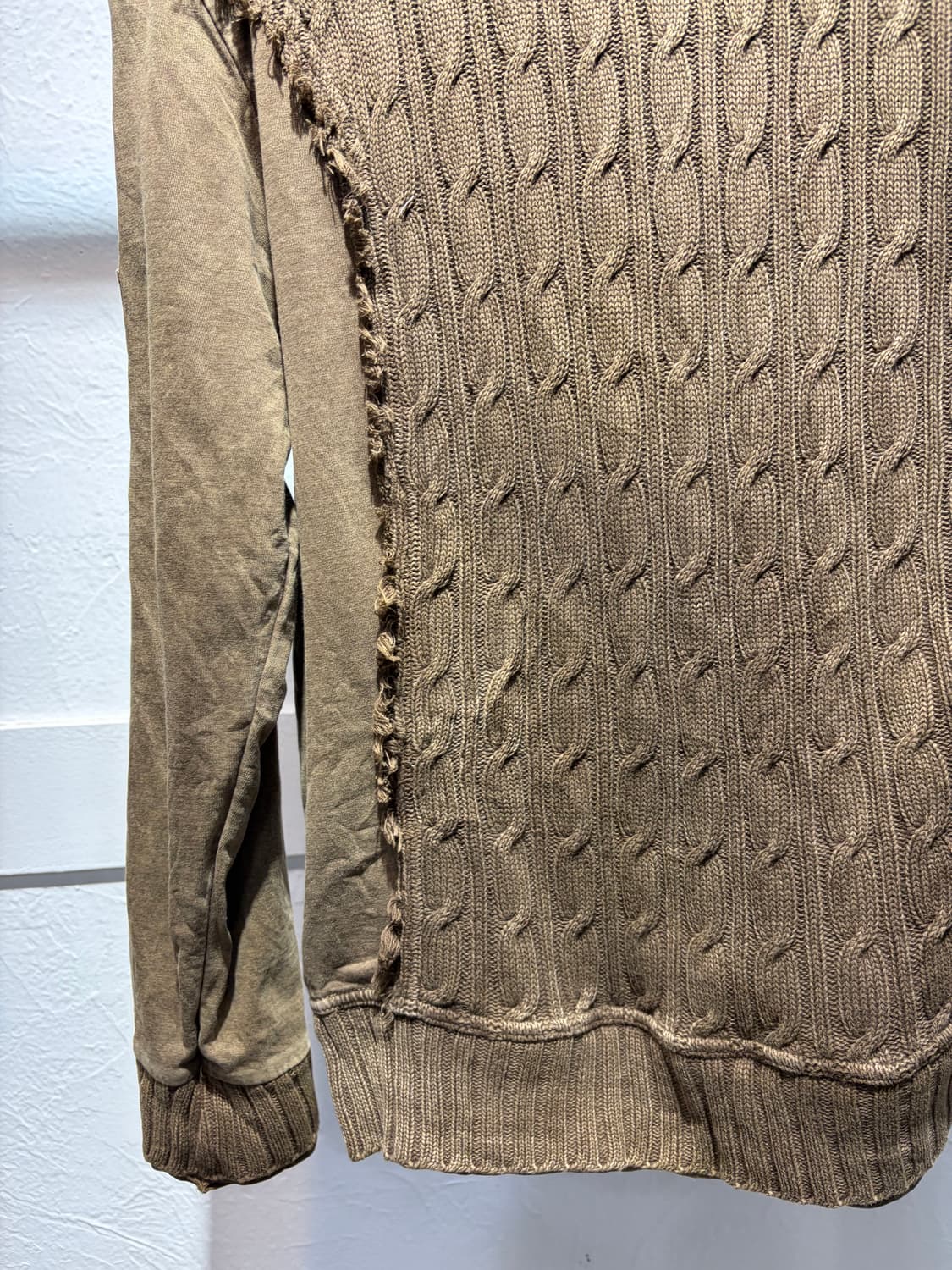 00s 빔즈 그런지 y2k 니트 집업 카고자켓 상품이미지8