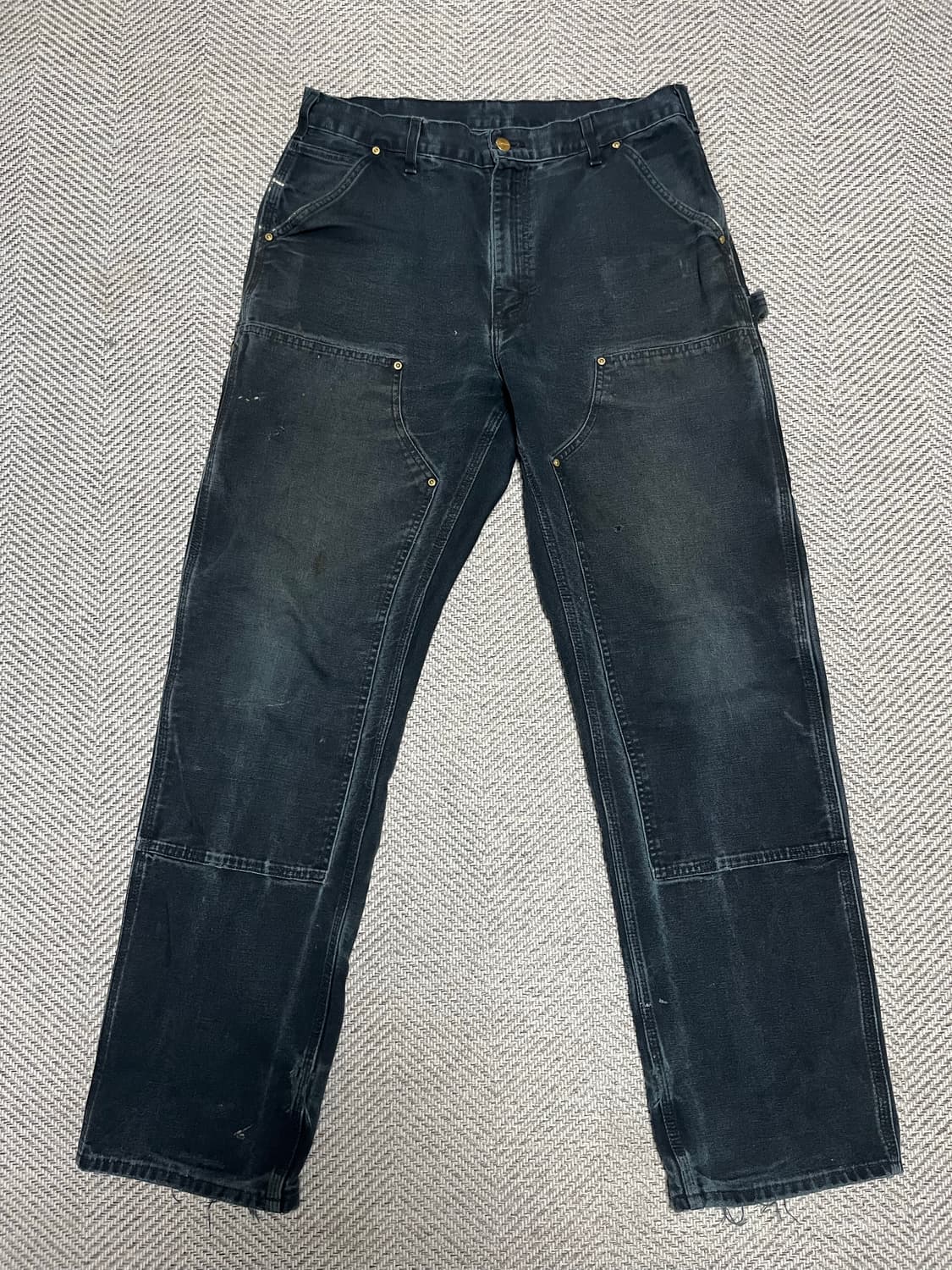 칼하트 더블니 B01 blk 34x34 상품이미지1