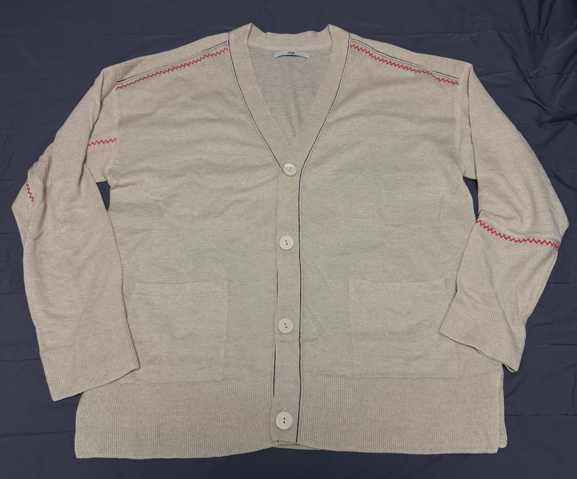 시스템옴므 오버핏 아이보리 가디건 상품이미지1