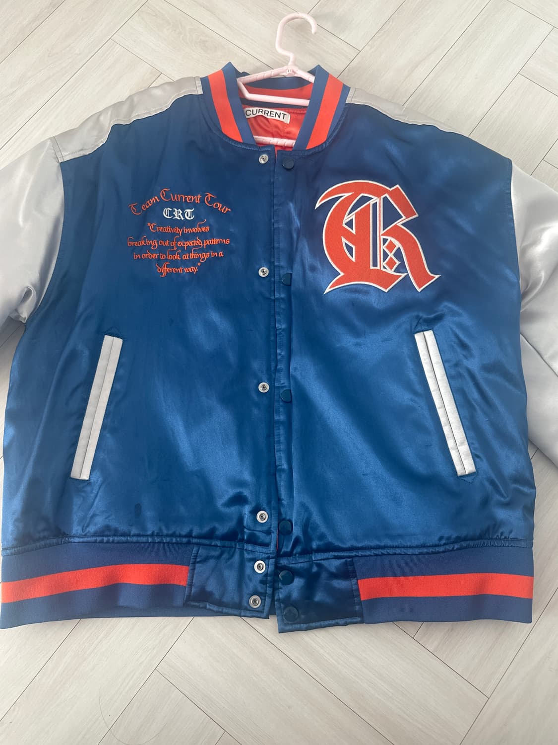 커렌트 바시티자켓 상품이미지1