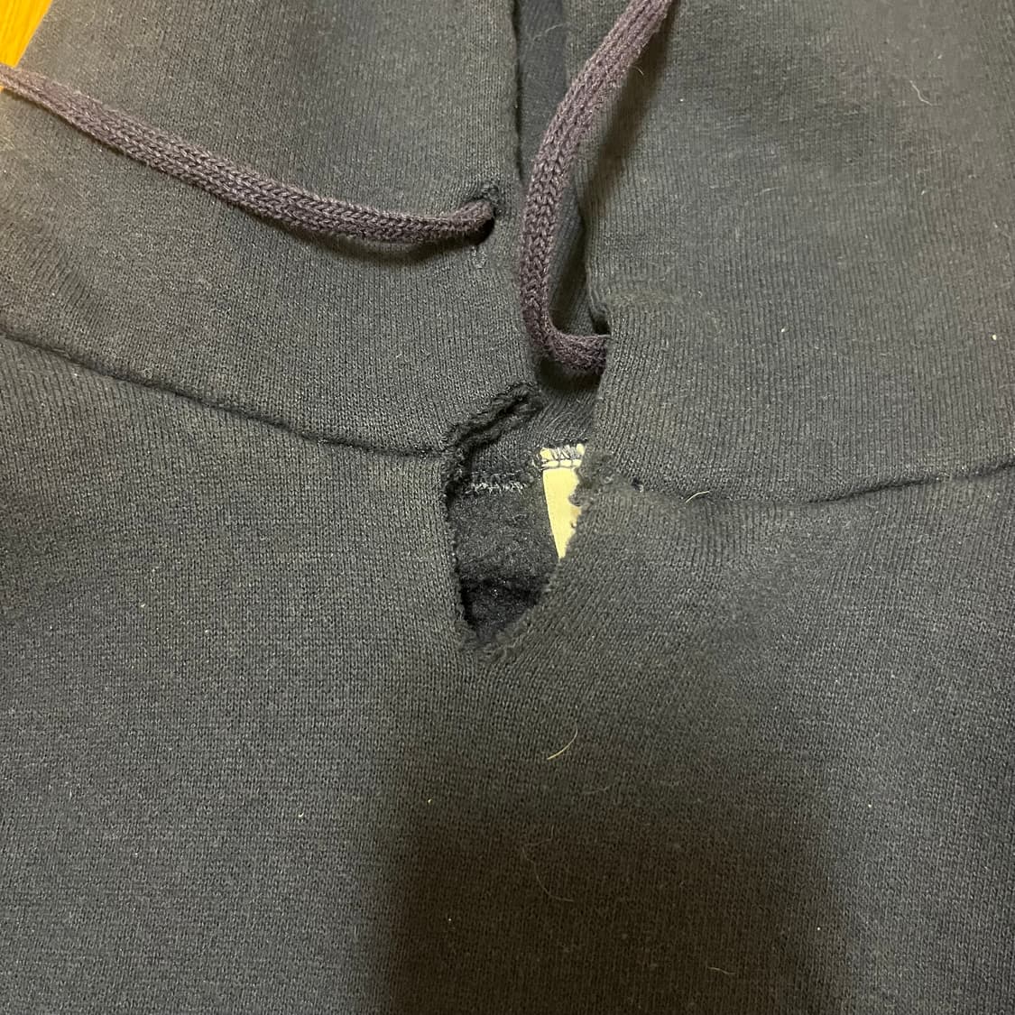 [XL] 90s 빈티지 러셀 후드 네이비 상품이미지3