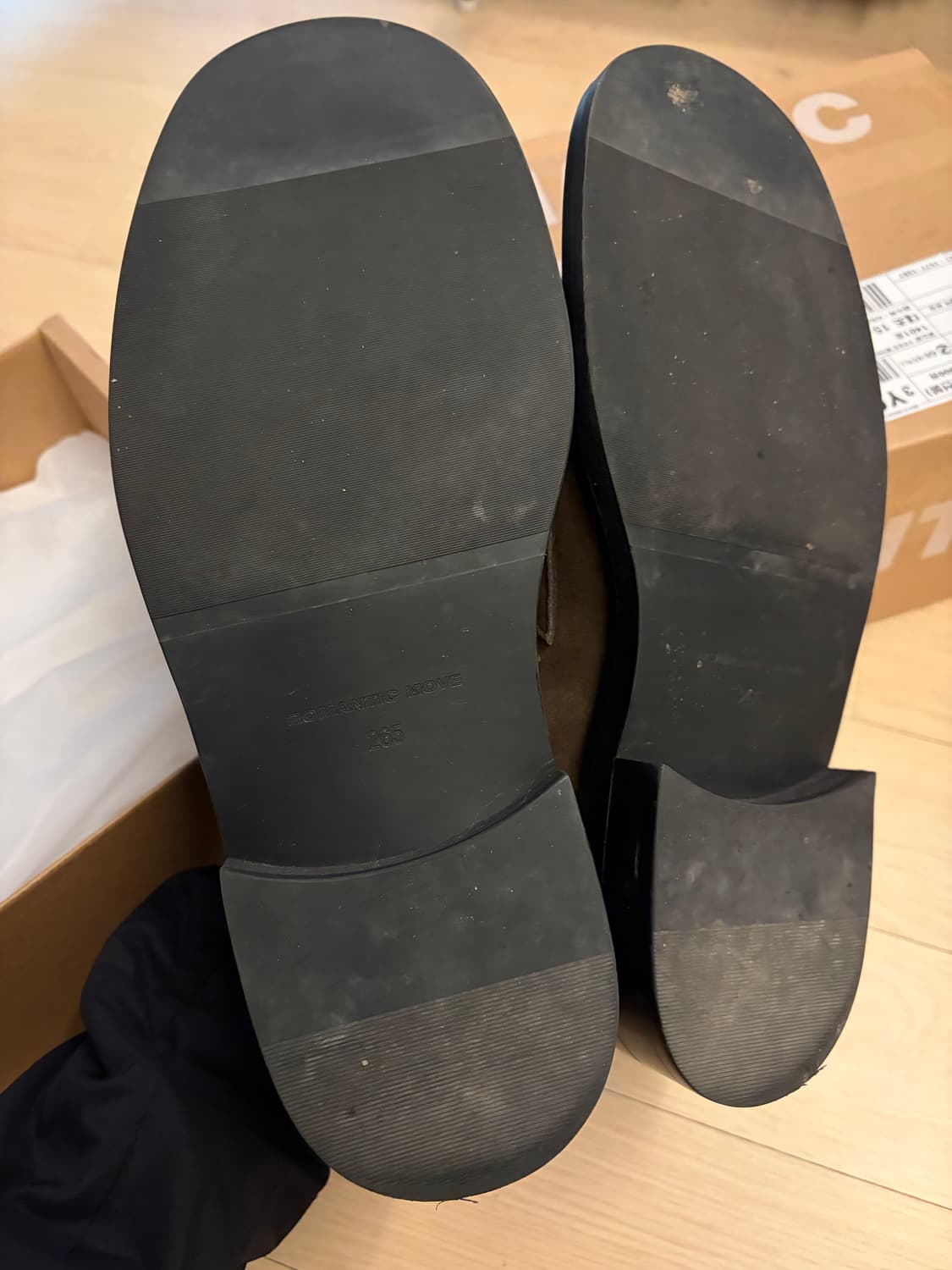 [265] 로맨틱무브 뉴노멀 스웨이드 로퍼 브라운 상품이미지2