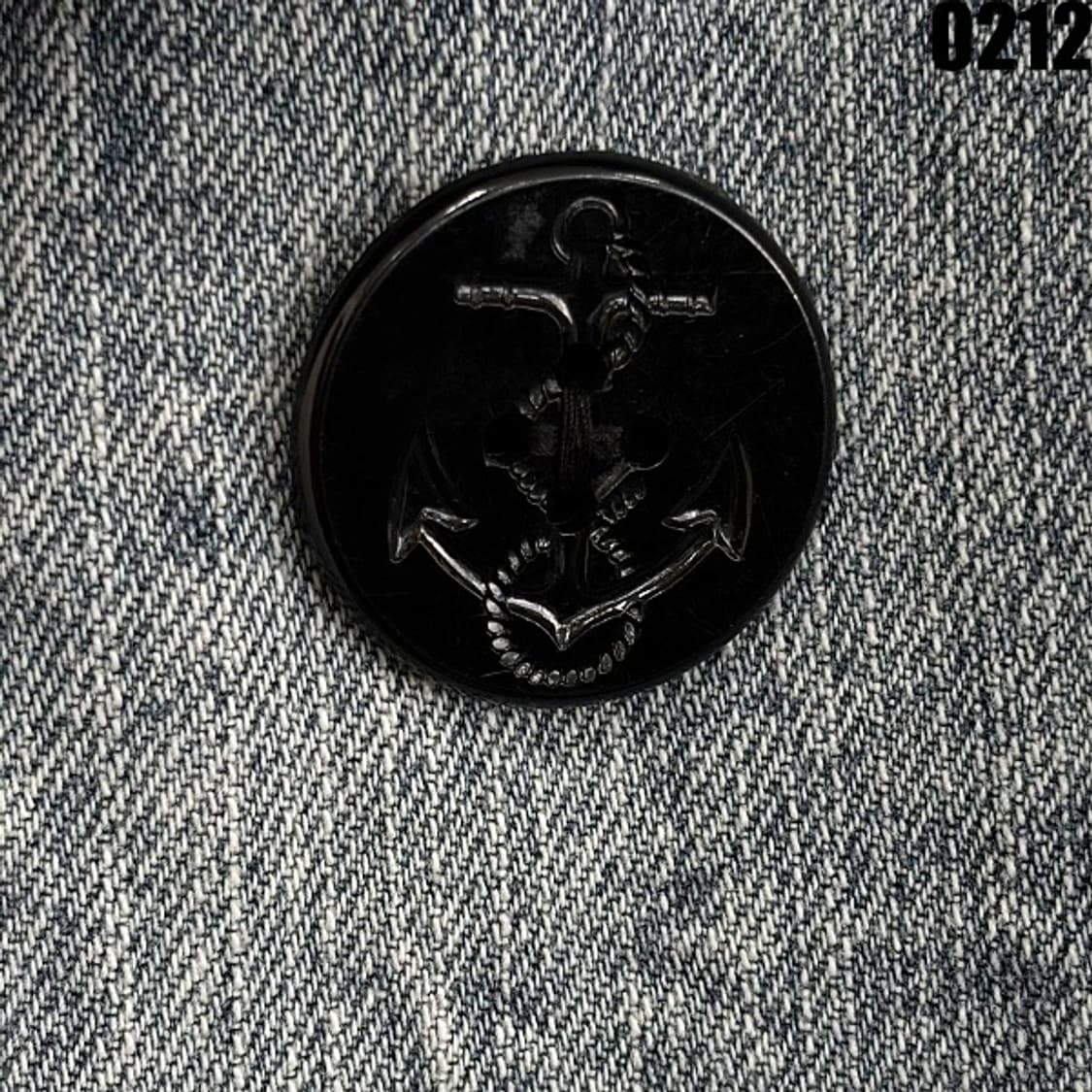 데님앤서플라이 랄프로렌 더블 브레스티드 데님 피코트 L 0212 상품이미지2