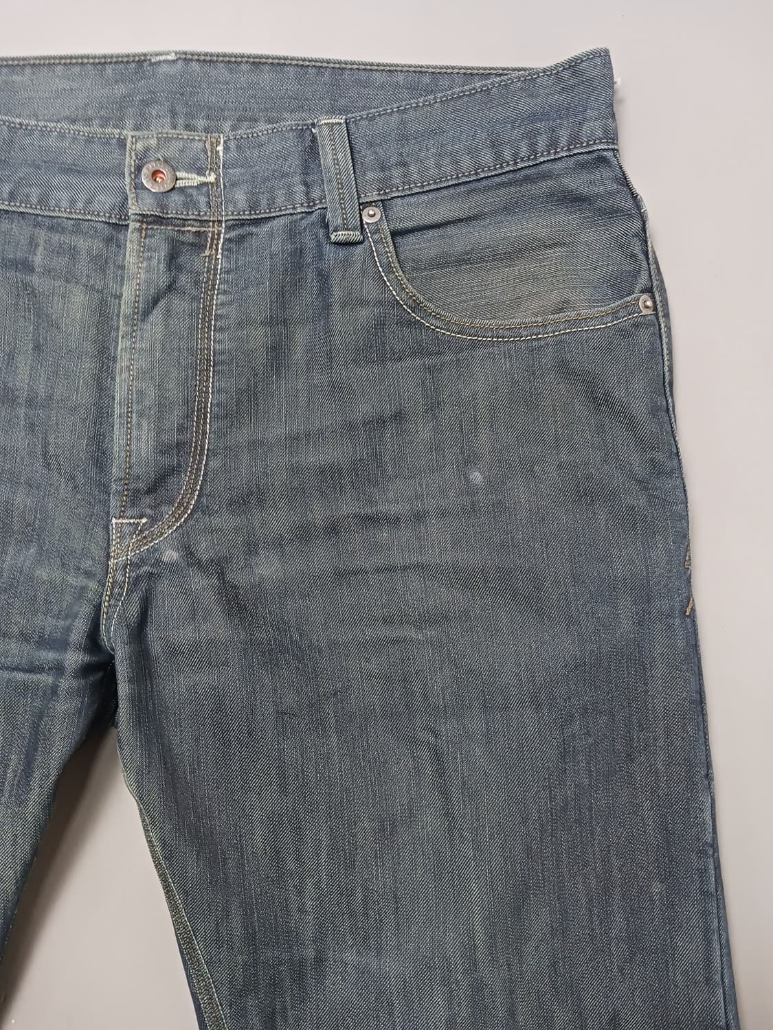 [36] 리바이스 흑청 린스드 포켓 레귤러진 청바지 상품이미지4