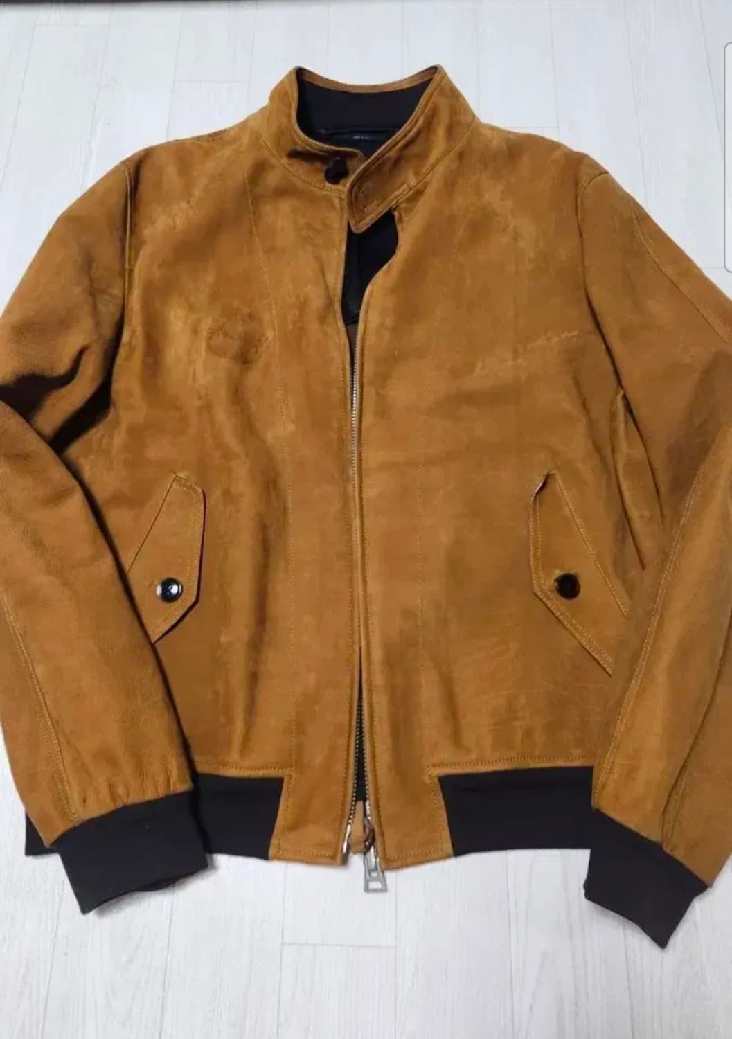 톰포드 레더 헤링턴 자켓 58 상품이미지1