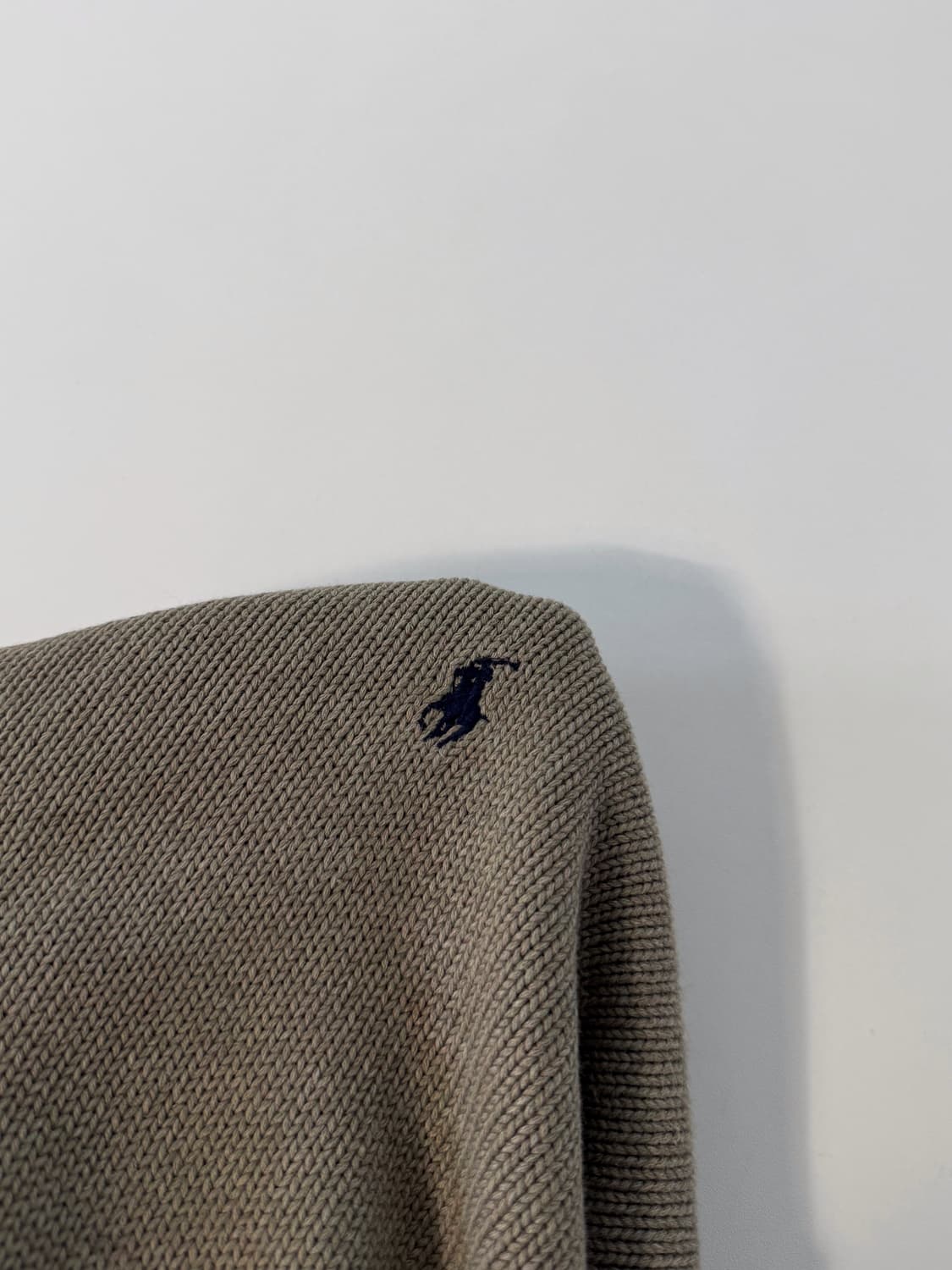 폴로 랄프로렌 90‘s 카키 해비코튼 니트 상품이미지2