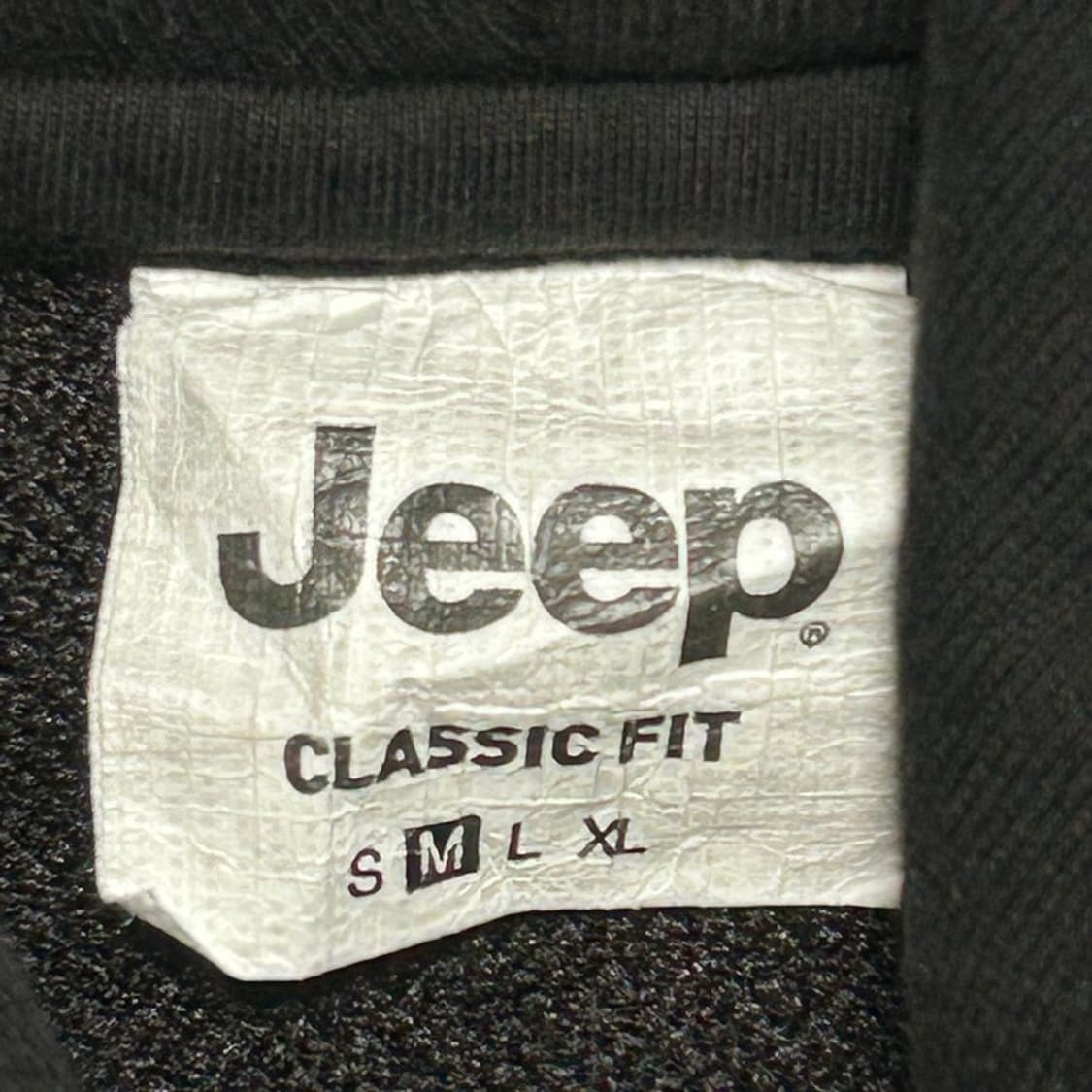 지프 클래식 빅로고 후드티 블랙 M 상품이미지4