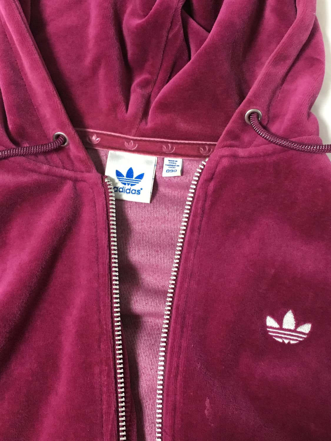 아디다스 벨벳 보라 크롭 져지 상품이미지4