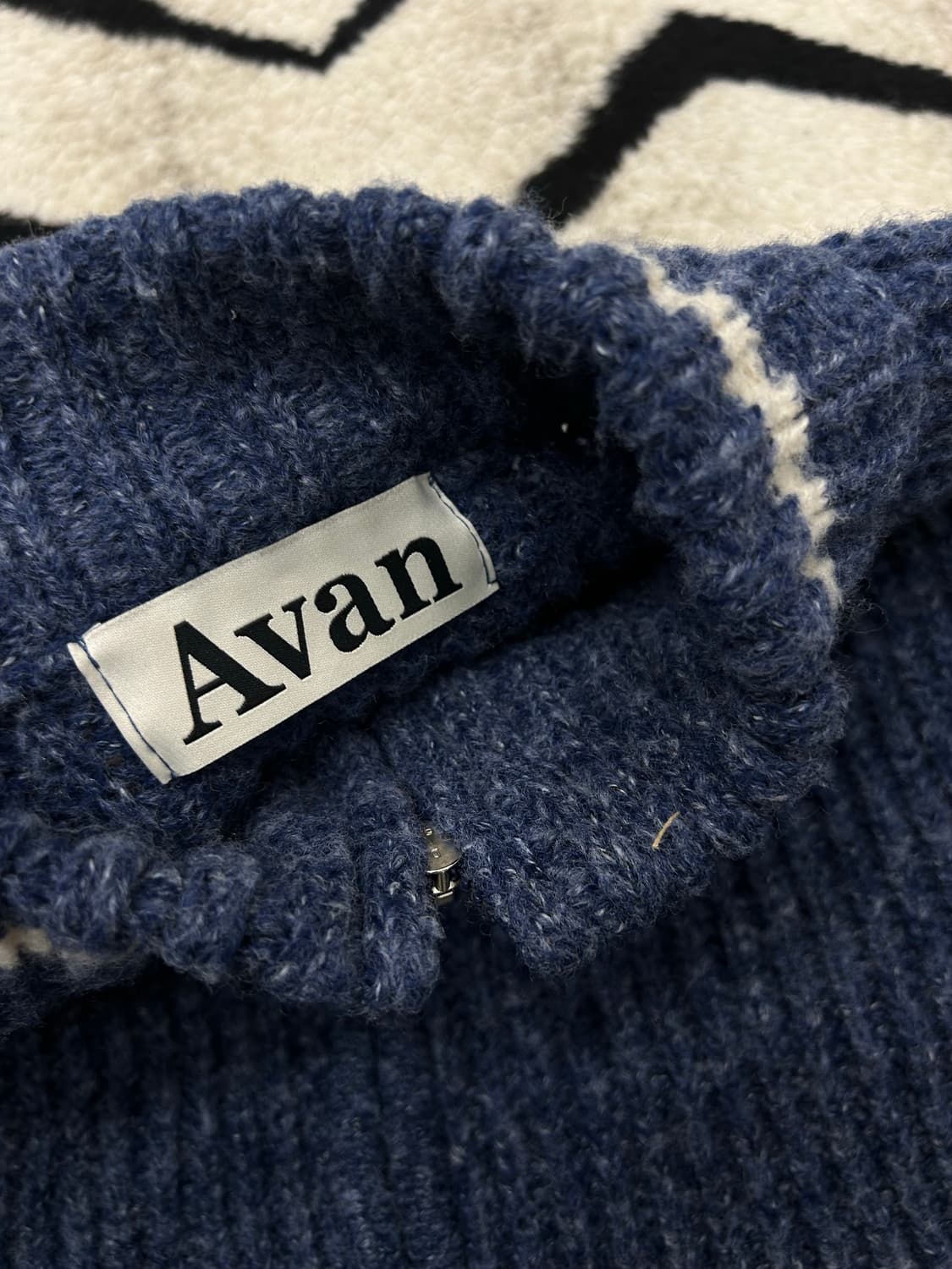 [실측XL]어반드레스 2Way 바시티 니트 자켓 상품이미지5