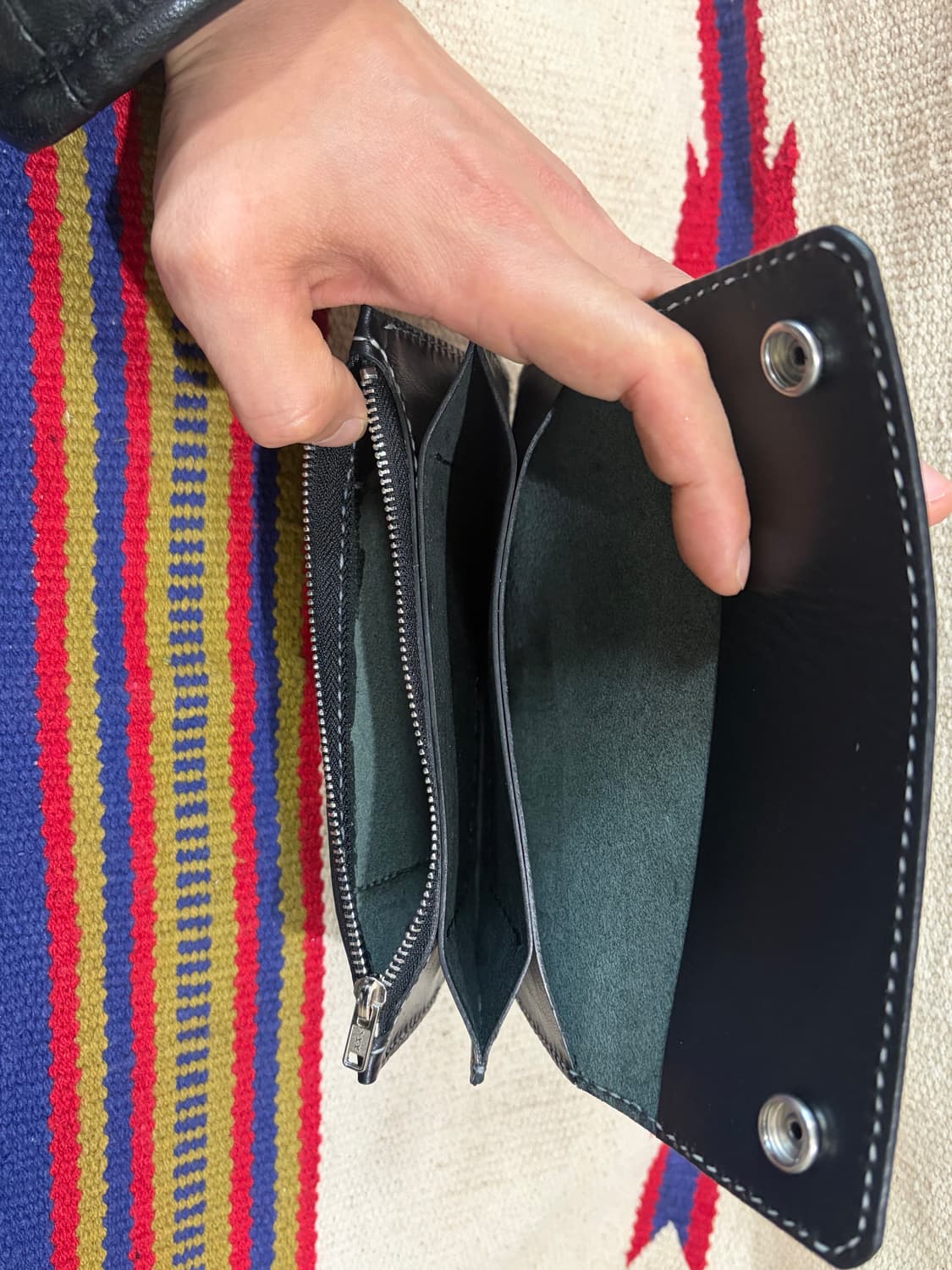 Cowhide trucker wallet / 웨스턴 트러커월렛 장지갑 상품이미지4