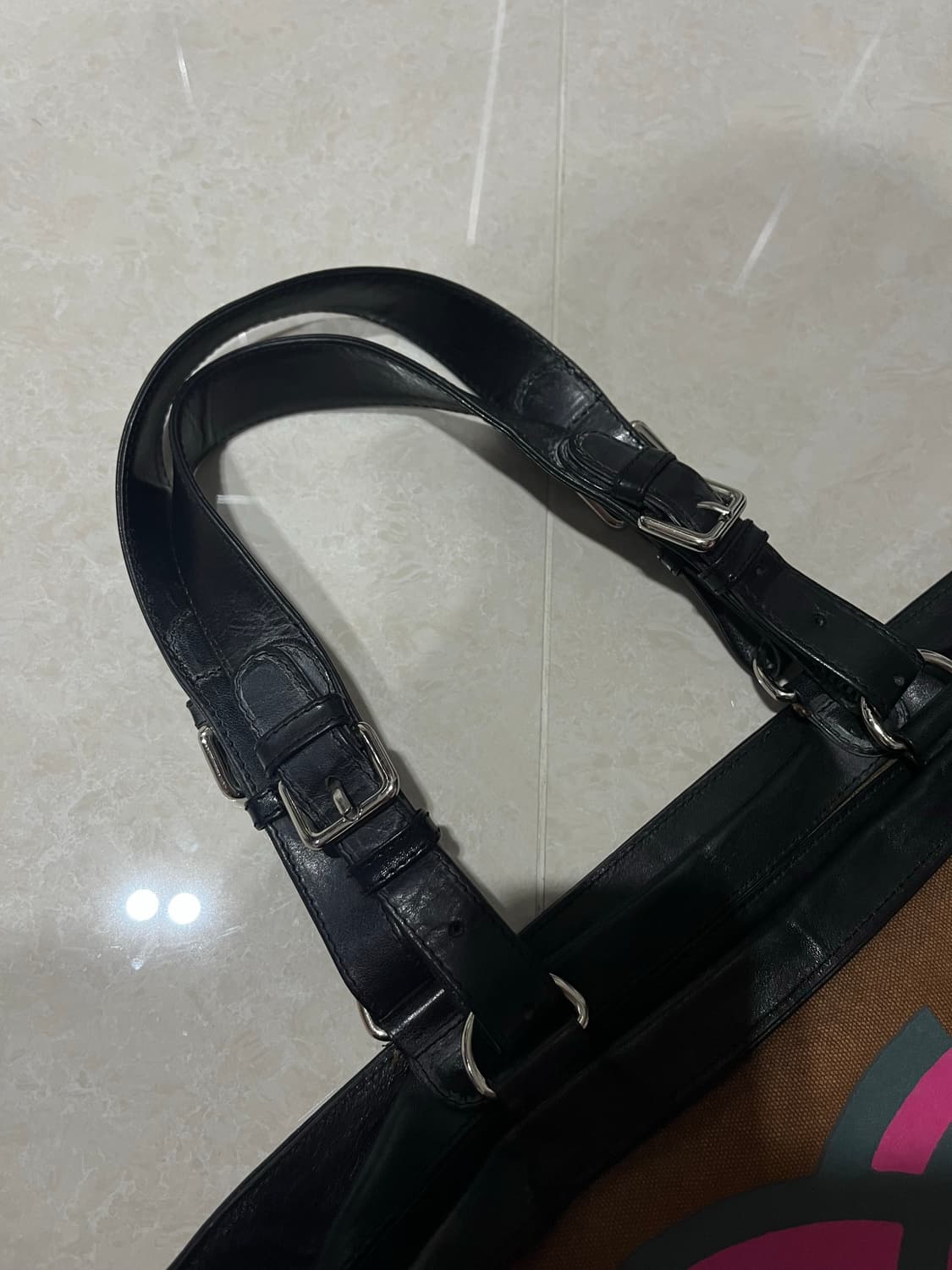 드리스반노튼 빈티지 캔버스 백 상품이미지3