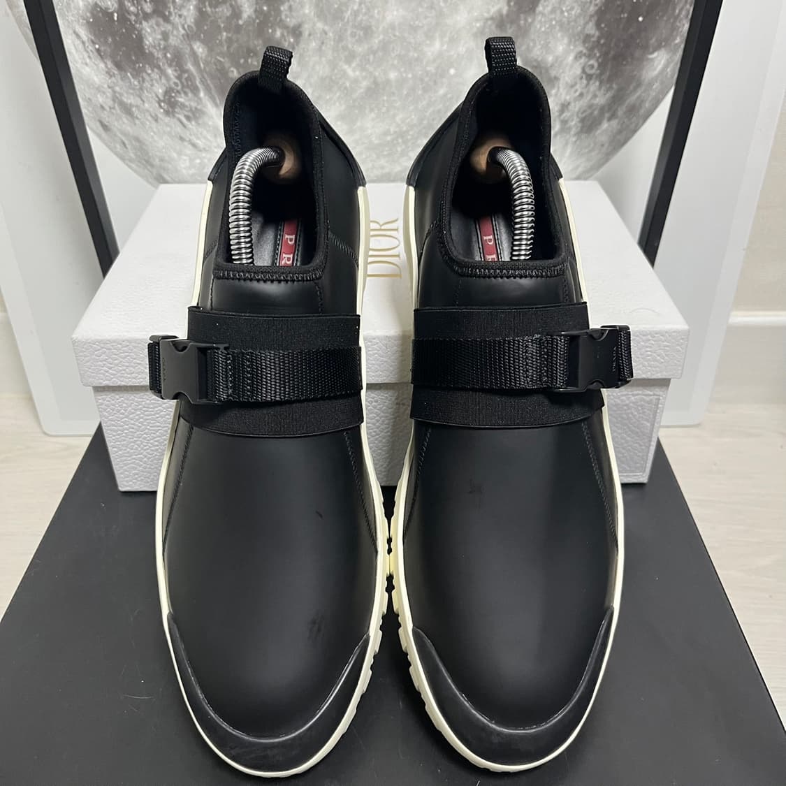 정품 9) 프라다 벨트 버클 스니커즈 280~285 상품이미지4