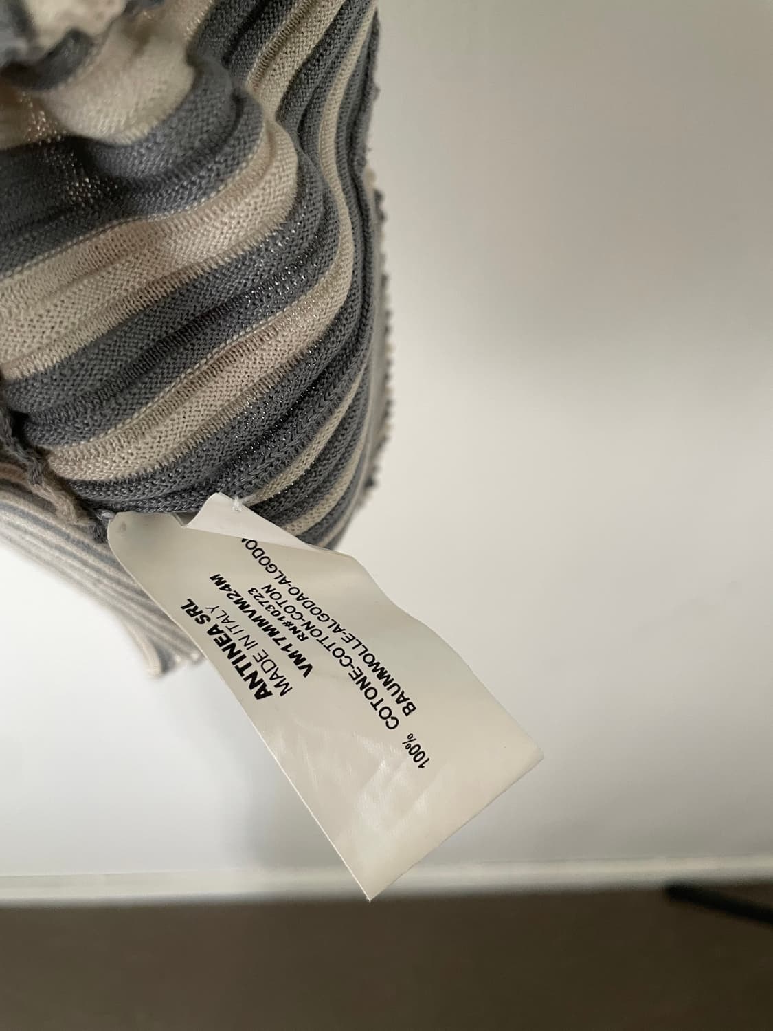 ARMANI COLLEZIONI cotton pleats knit 상품이미지7